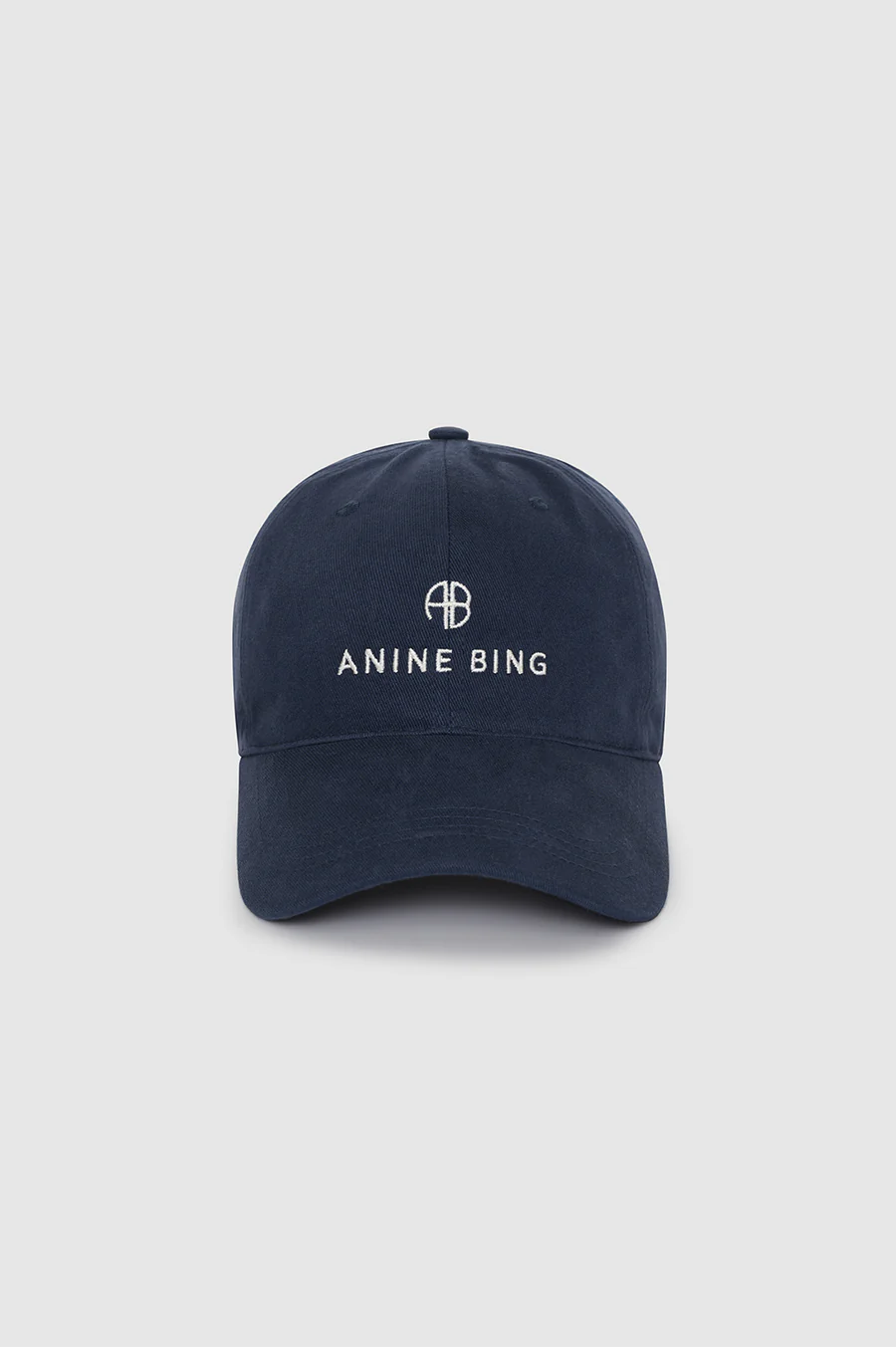 ANINE BING Jeremy Baseball Cap in Washed Navy