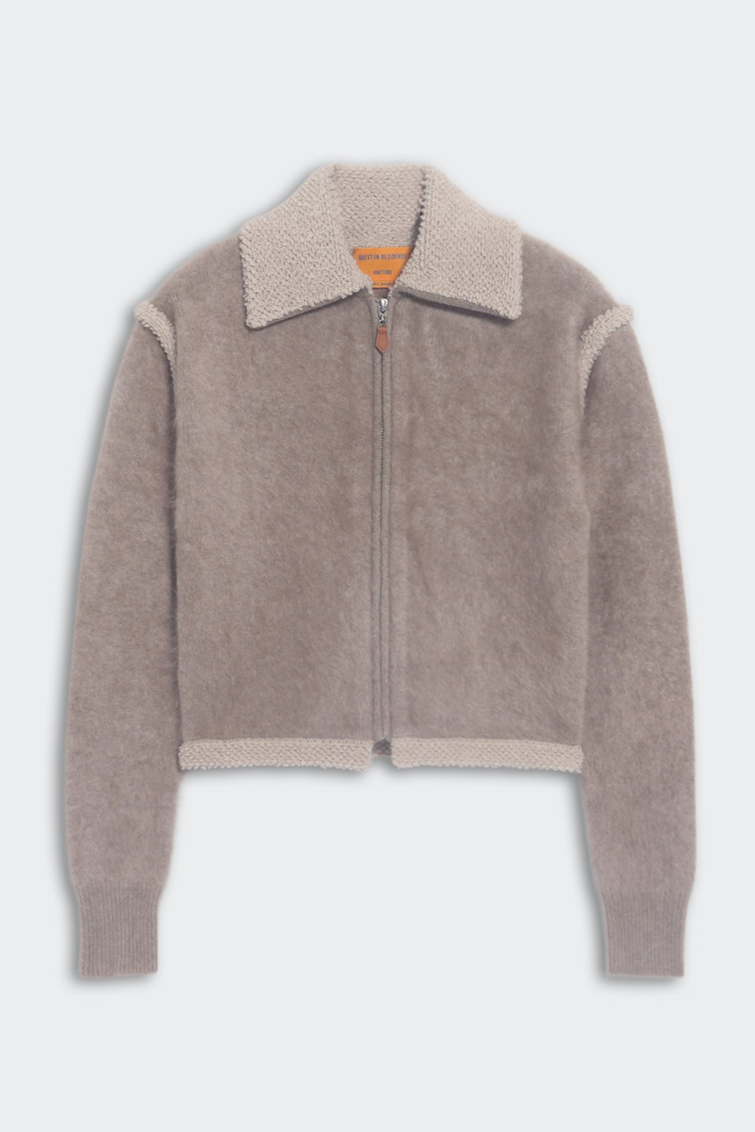 GUEST IN RESIDENCE Grizzly Frankie Jacket in Taupe/Oatmeal