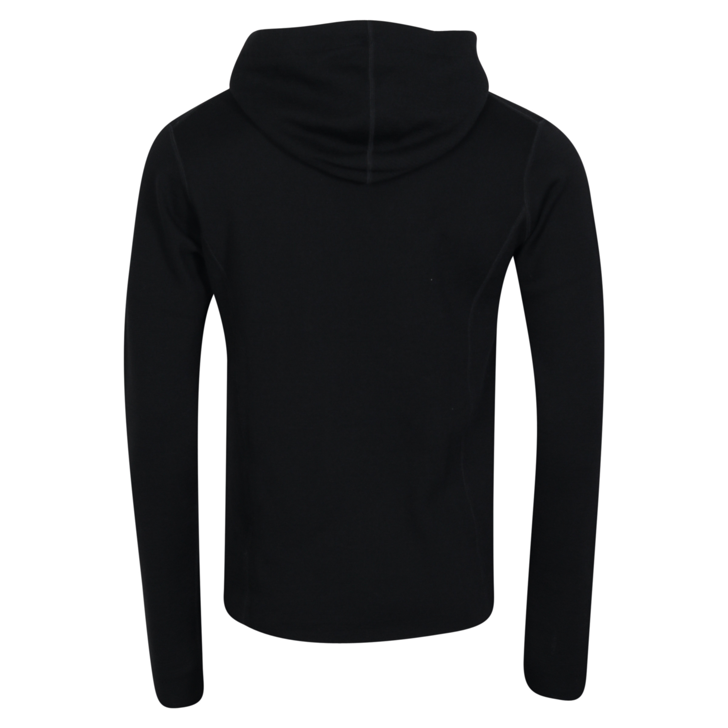 Hannes Roether Knit Hoodie in Black