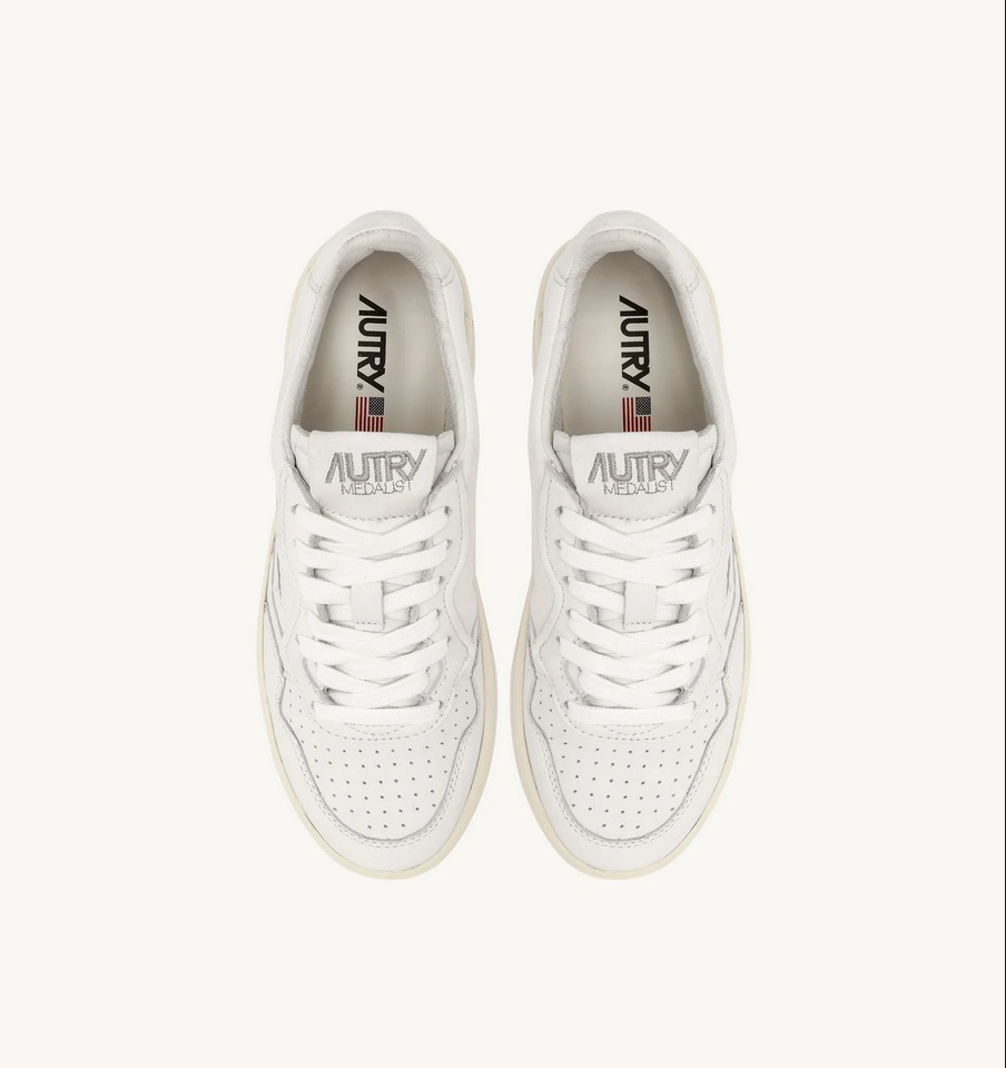 AUTRY ACTION SHOES Low Sneaker Goat White/White