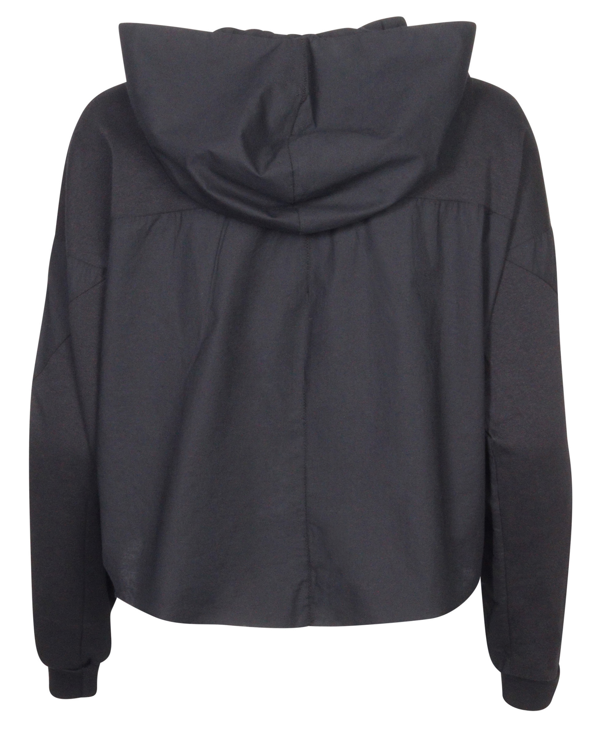 Thom Krom Cropped Hooded Jacket Black