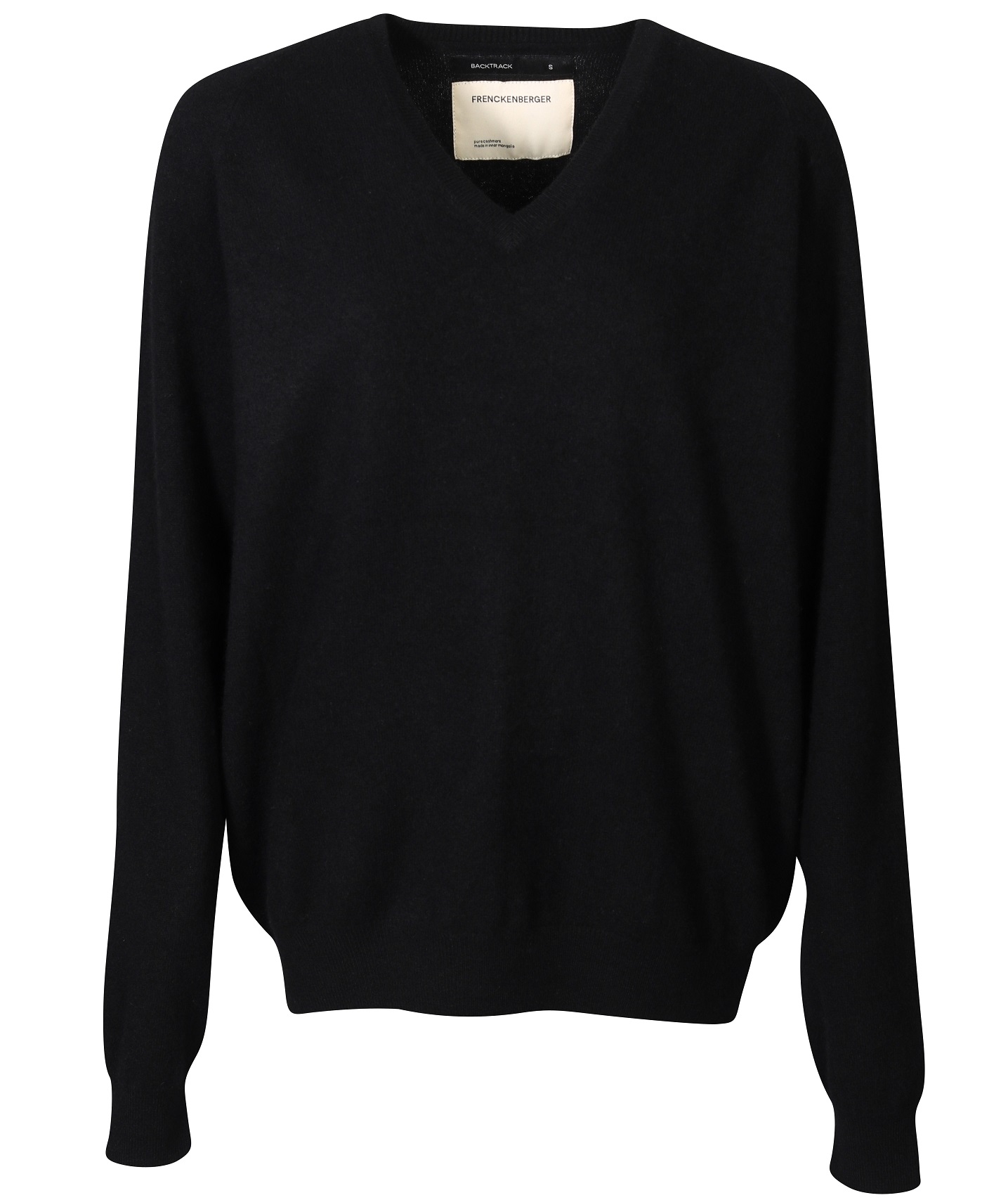 FRENCKENBERGER BF V Neck Sweater in Black L
