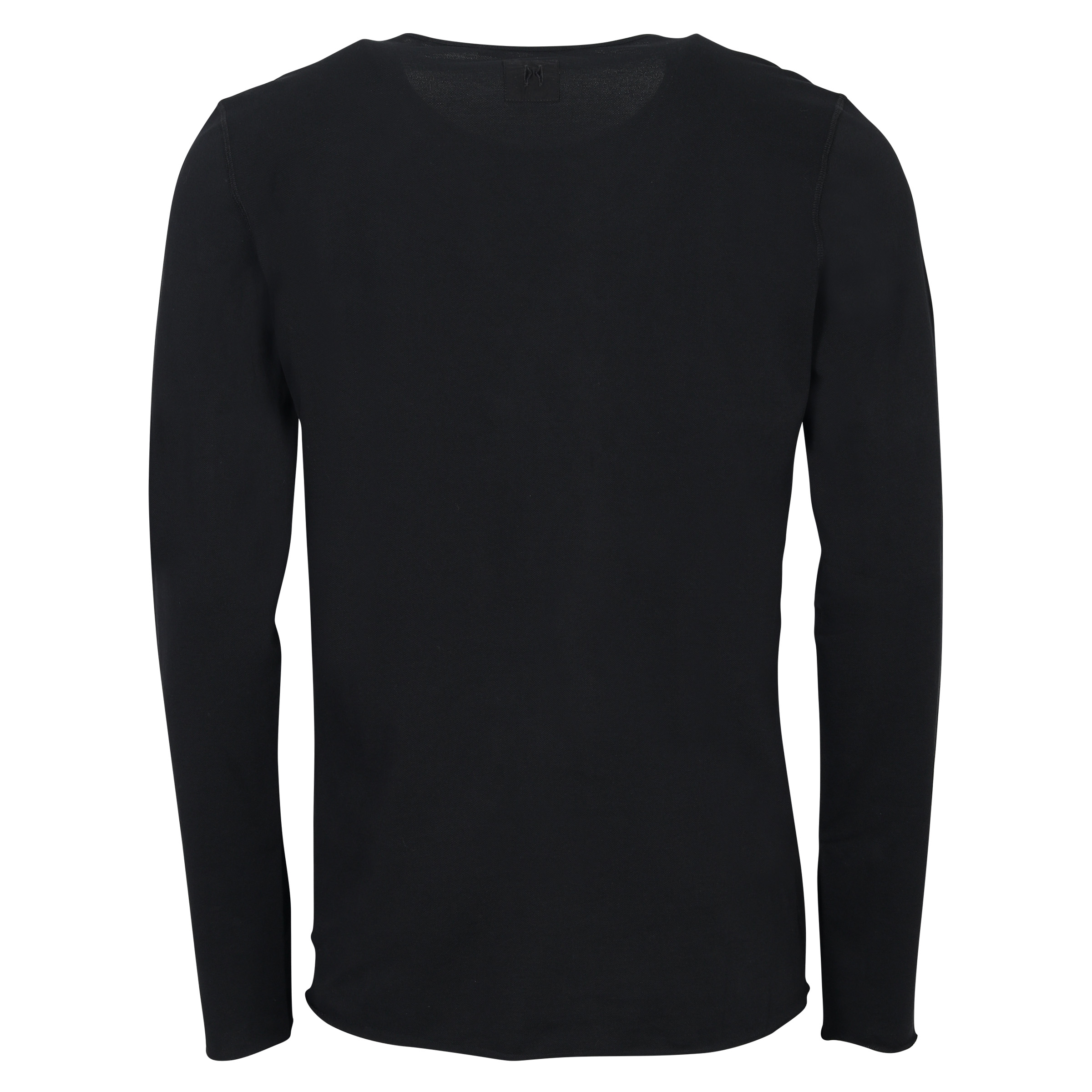 Hannes Roether Longsleeve Fine Pique Black