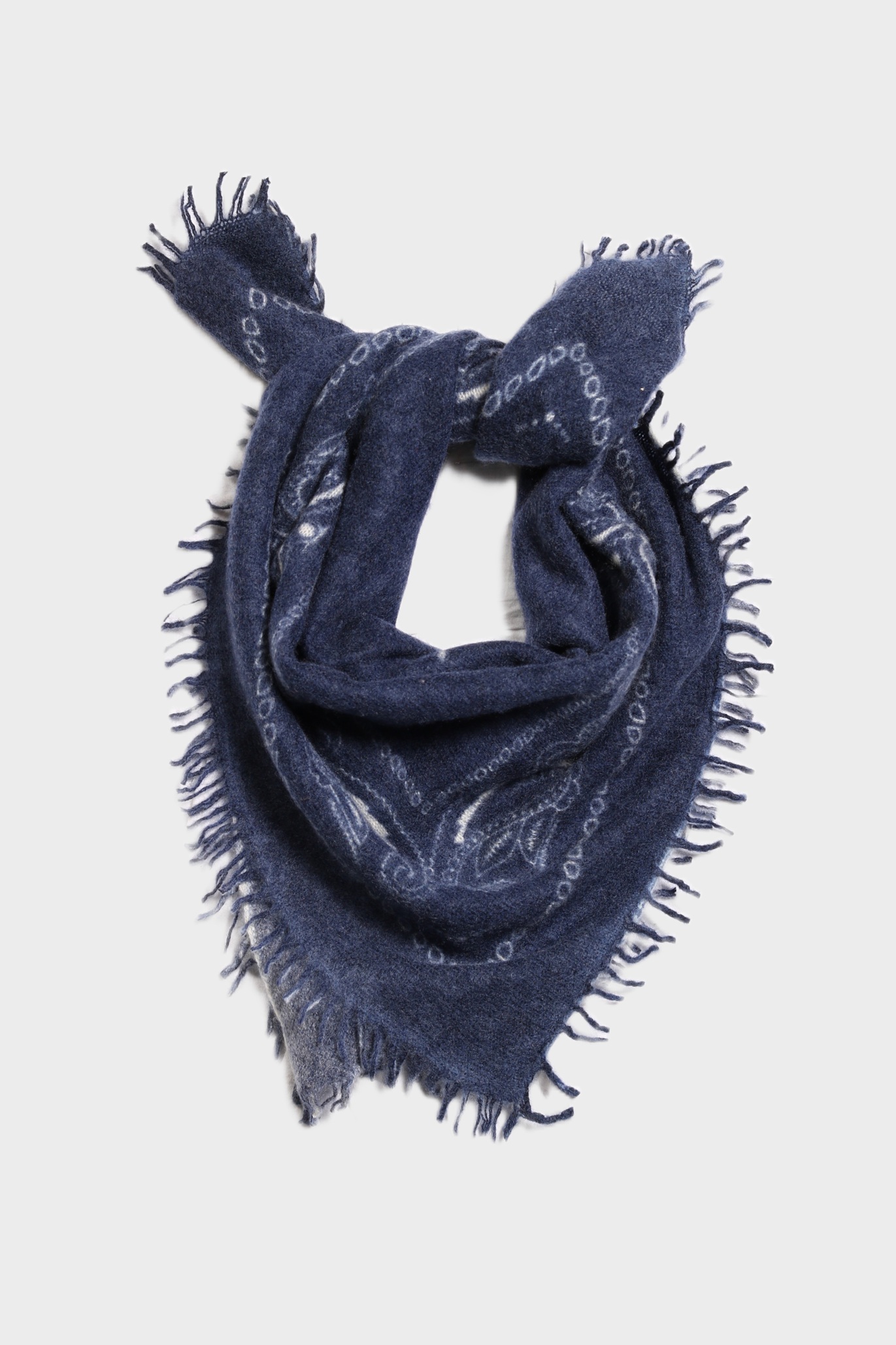 WARM ME Felix Cashmere Bandana in Navy