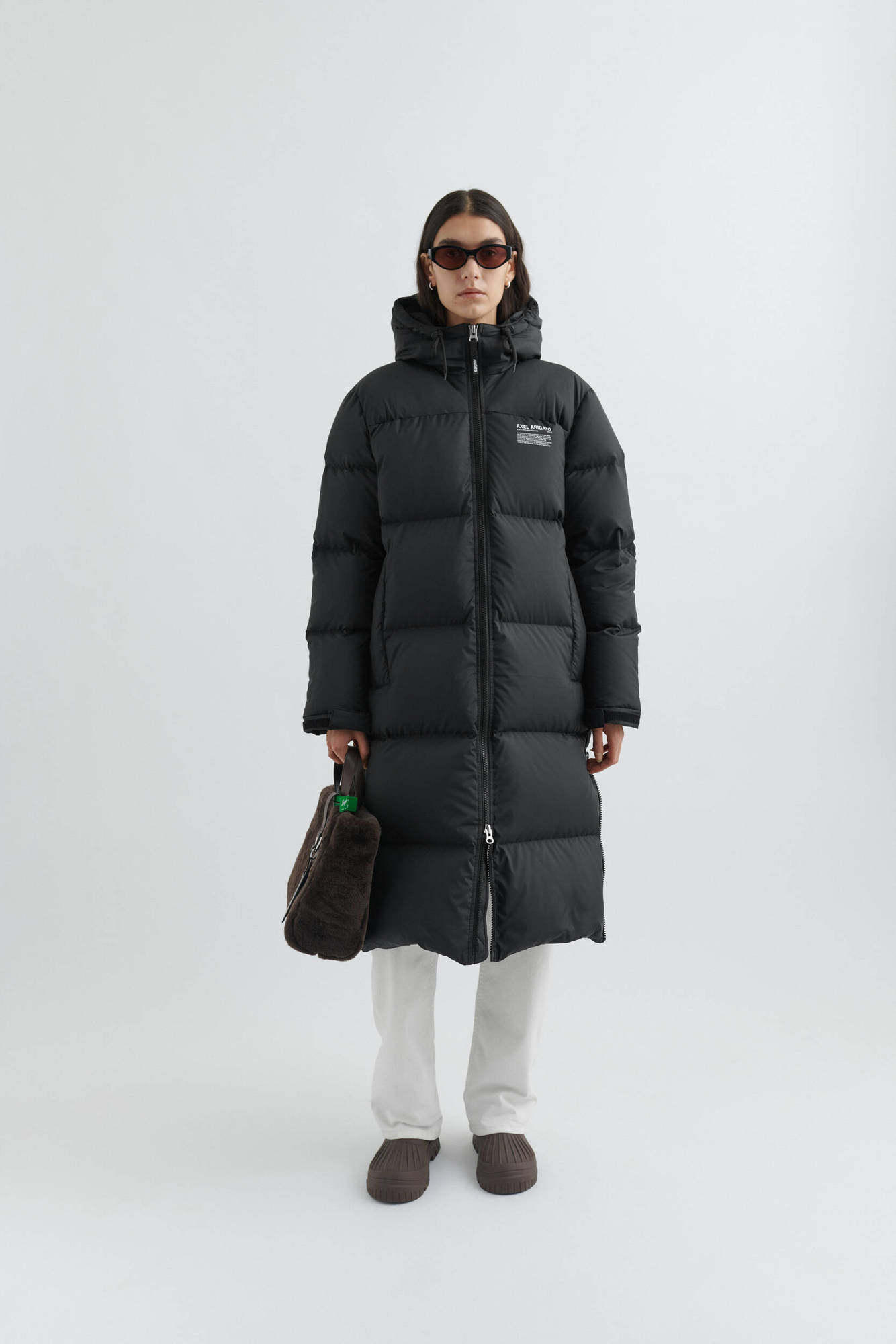 AXEL ARIGATO Lumia Down Puffer Coat in Black