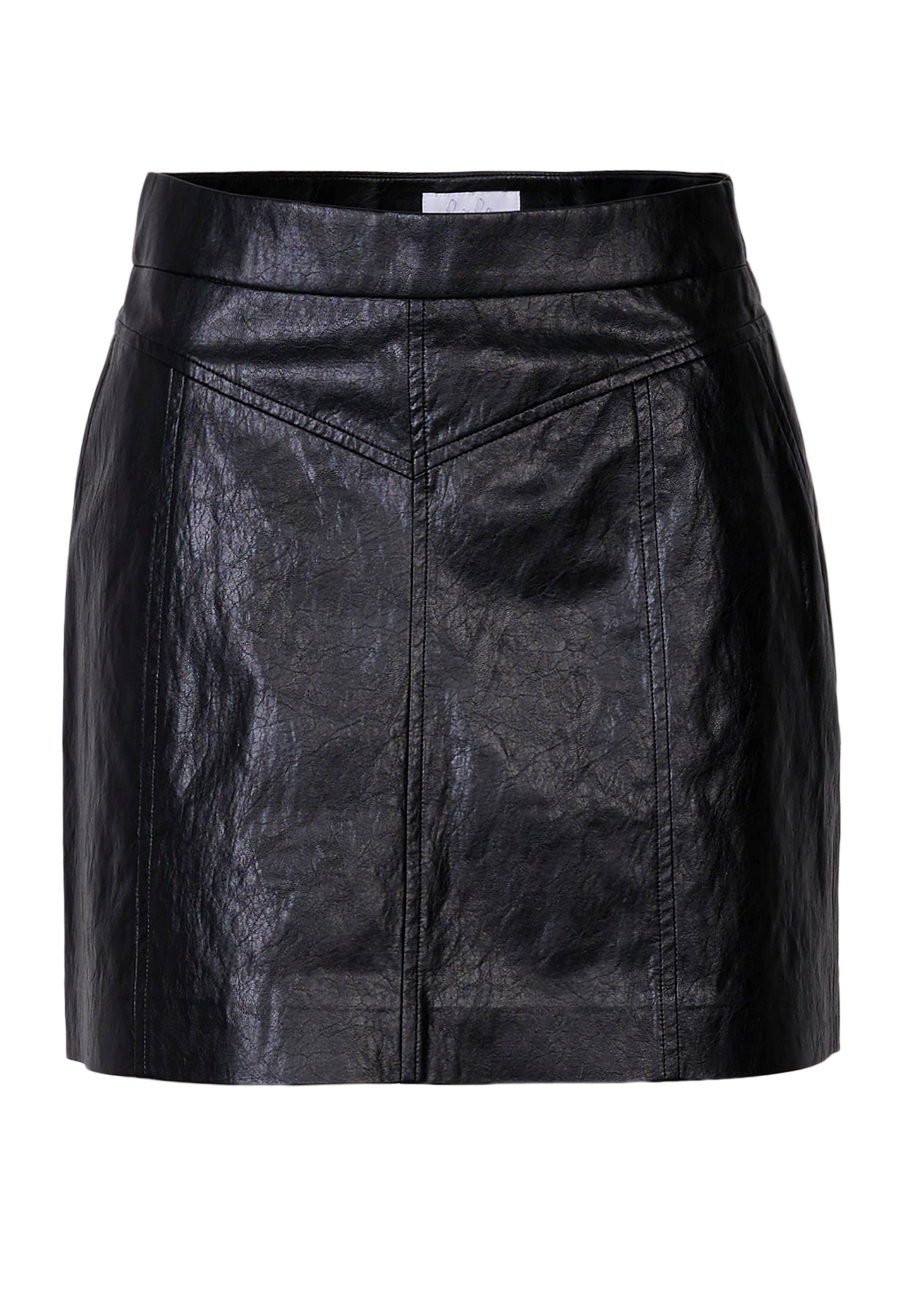 Lala Berlin Skyla Vegan Leather Skirt in Black