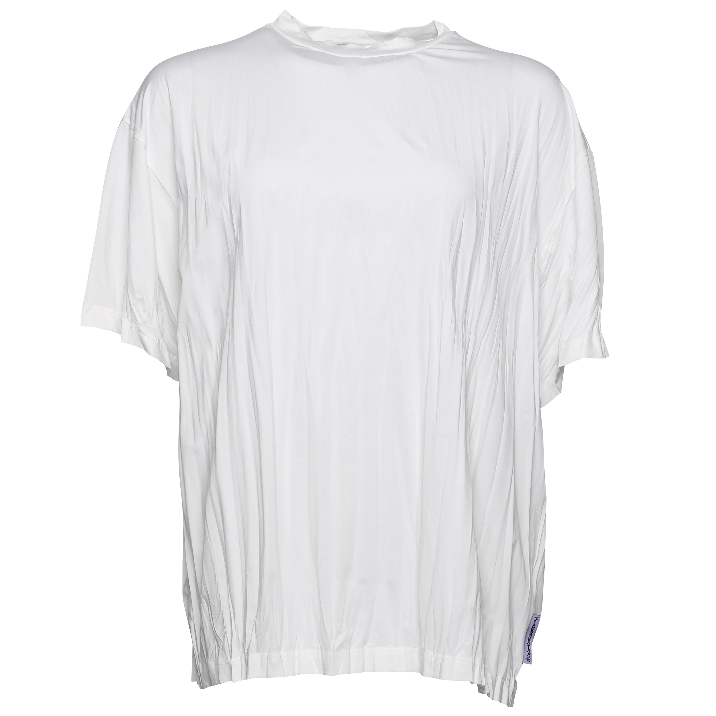 Acne Studios Pleated T-Shirt in White M