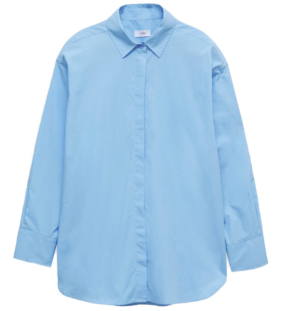 CLOSED Placket Detail Shirt in Blue Morning Sky