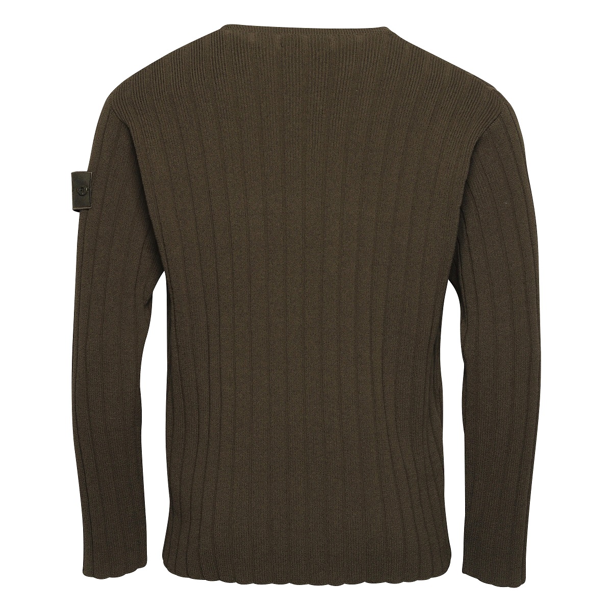 Stone Island Ghost Cotton Knit Pullover in Military Green M