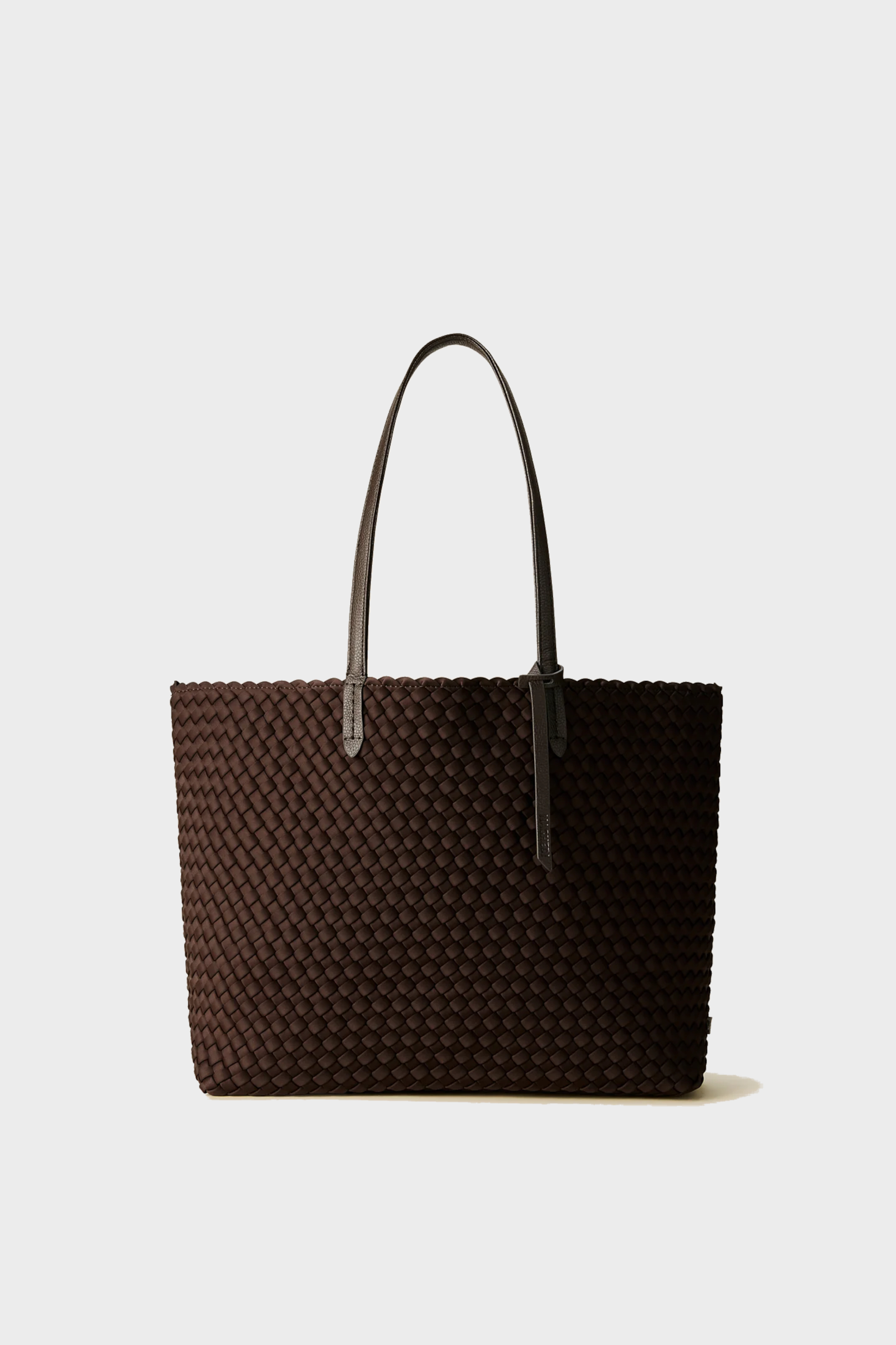 NAGHEDI Handwoven Bag Jet Setter Small in Chocolate