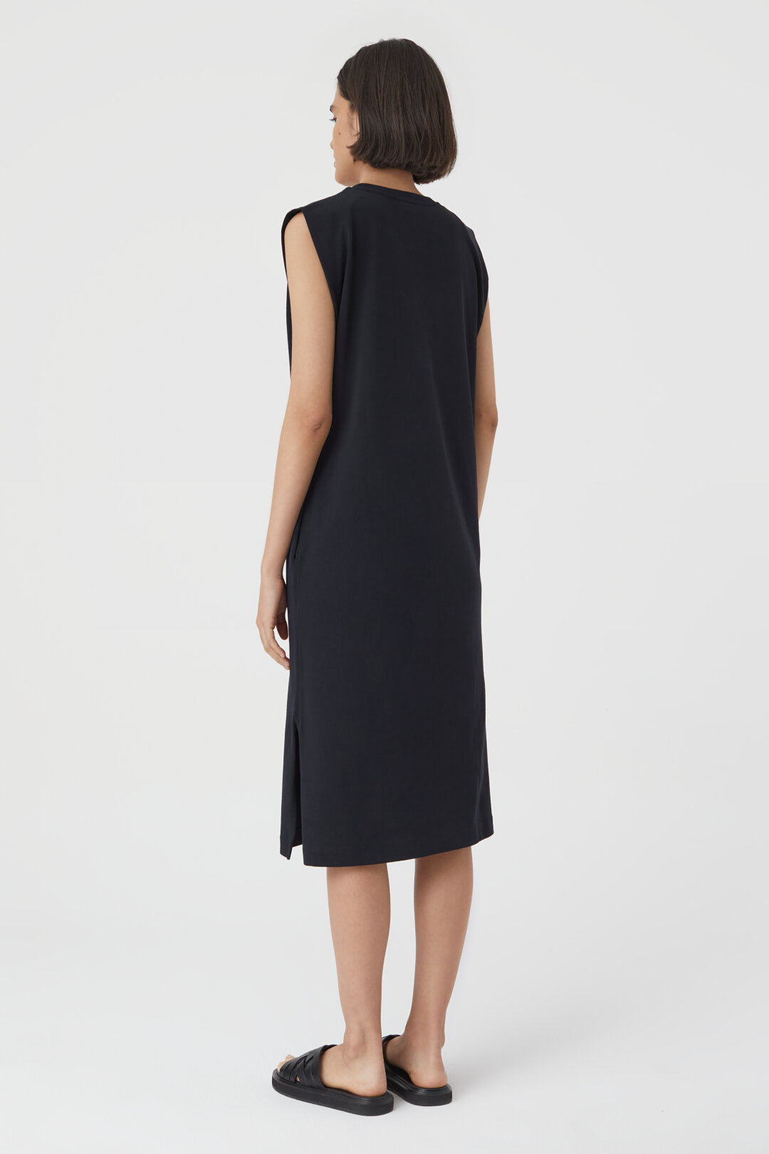 CLOSED T-Shirt Dress in Black L