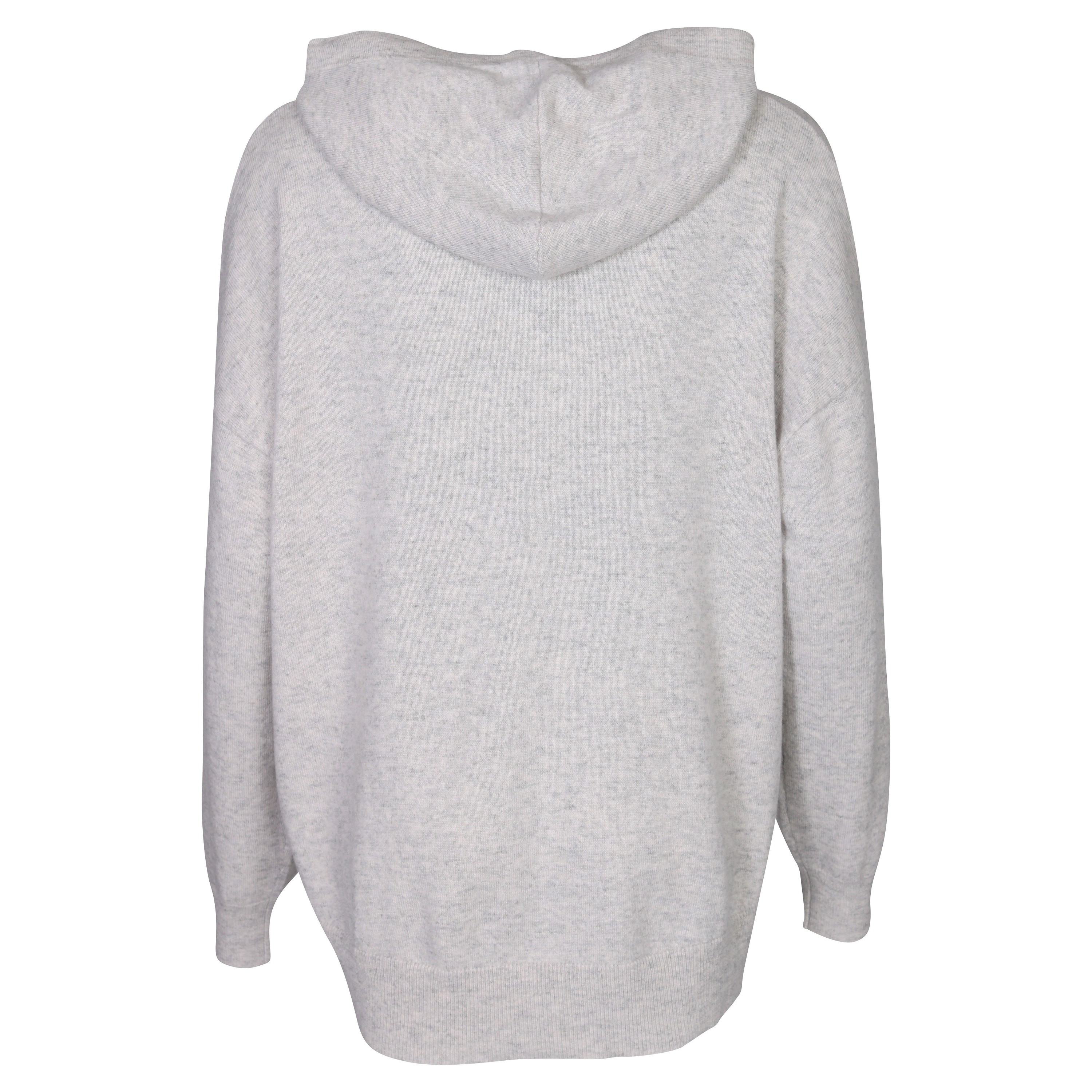 Flona Cashmere Hoodie in Heathergrey