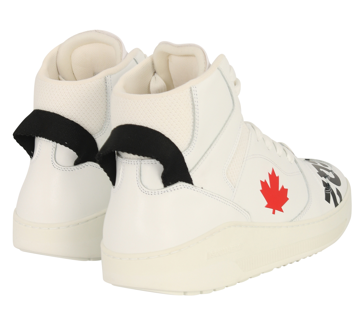 Dsquared Baseball Sneaker White/Black/Red 41