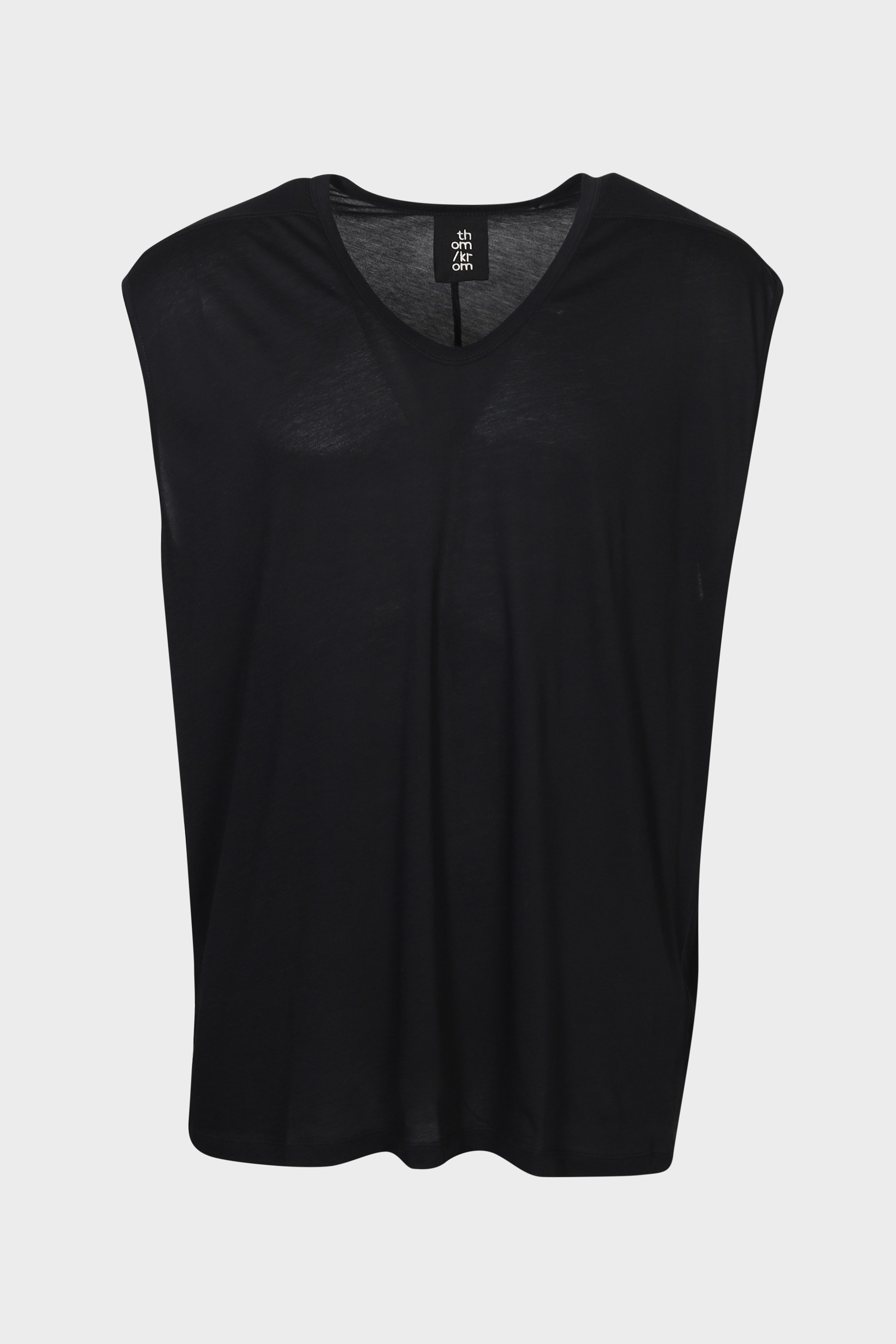 THOM KROM Muscle Shirt in Black XL