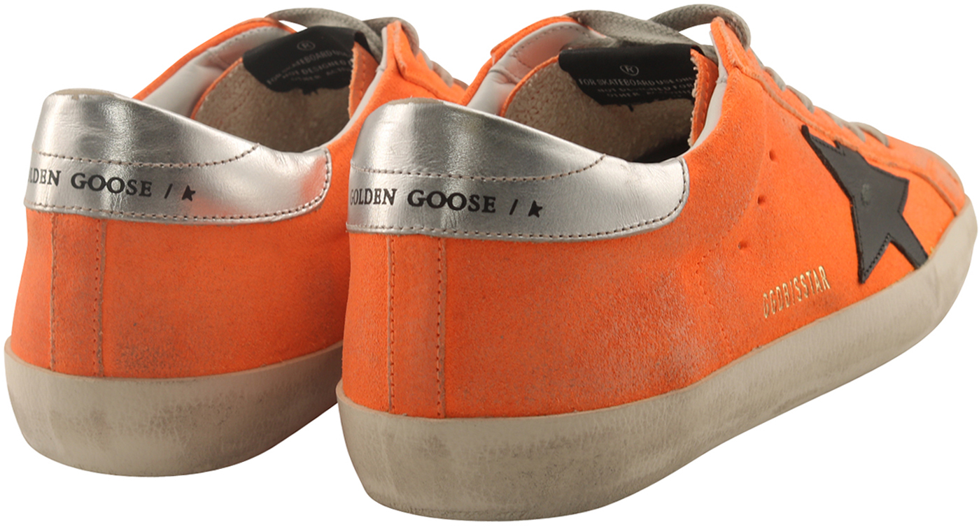 Golden Goose Sneaker Superstar Orange Fluo/Black Star
