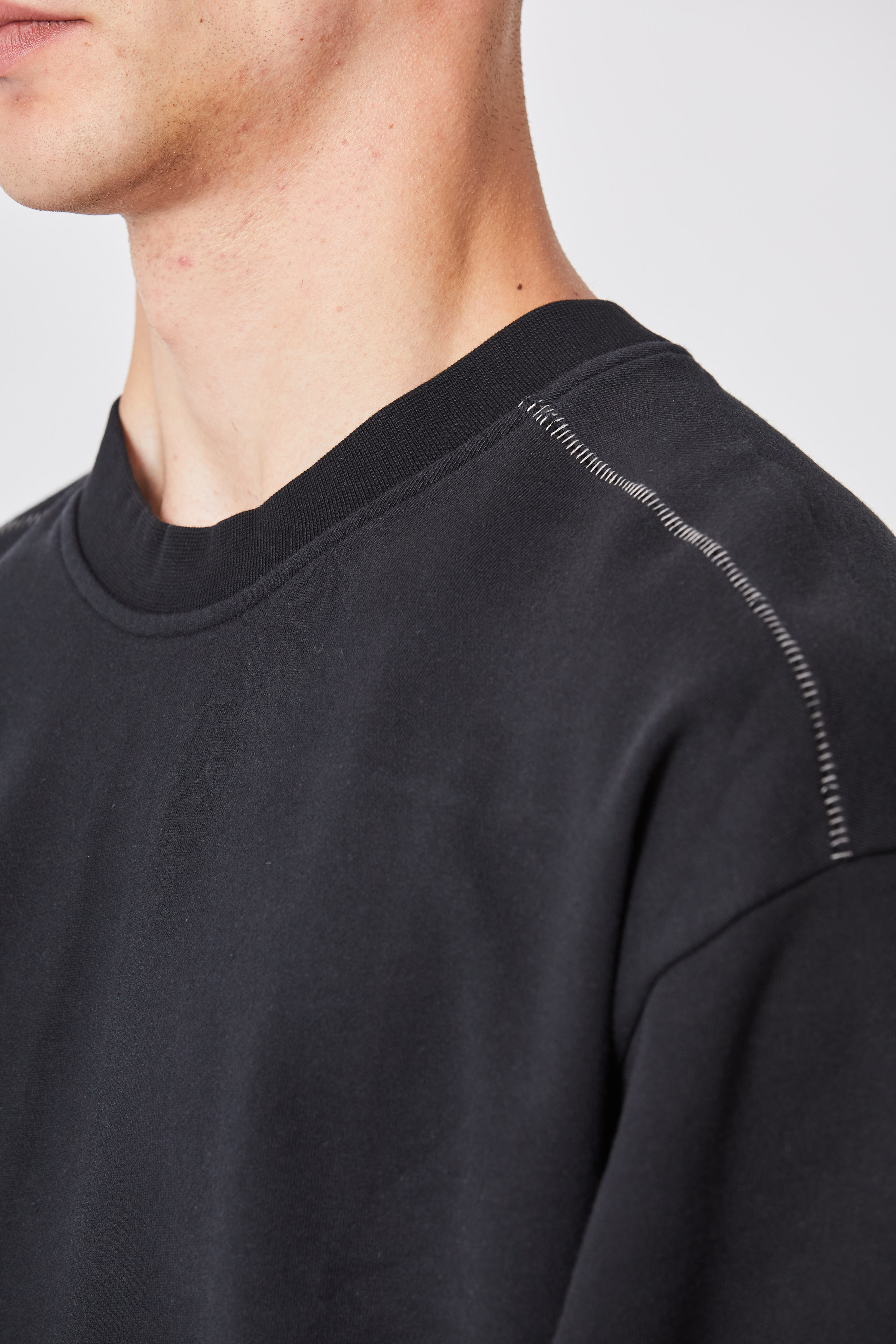 Thom Krom Oversize Sweatshirt in Black