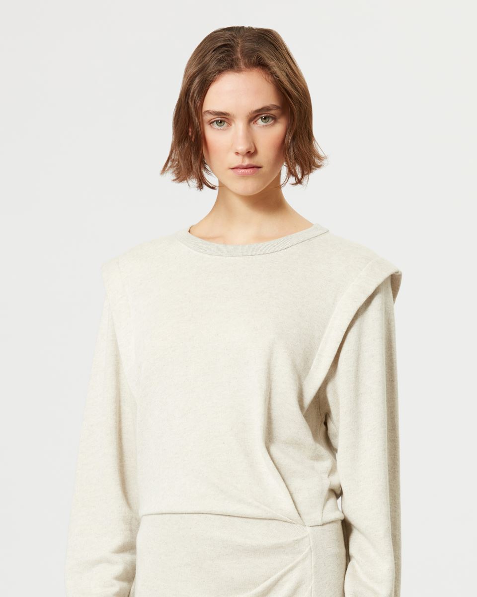 ISABEL MARANT ÉTOILE Mafalda Sweat Dress in Ecru FR38 / DE36