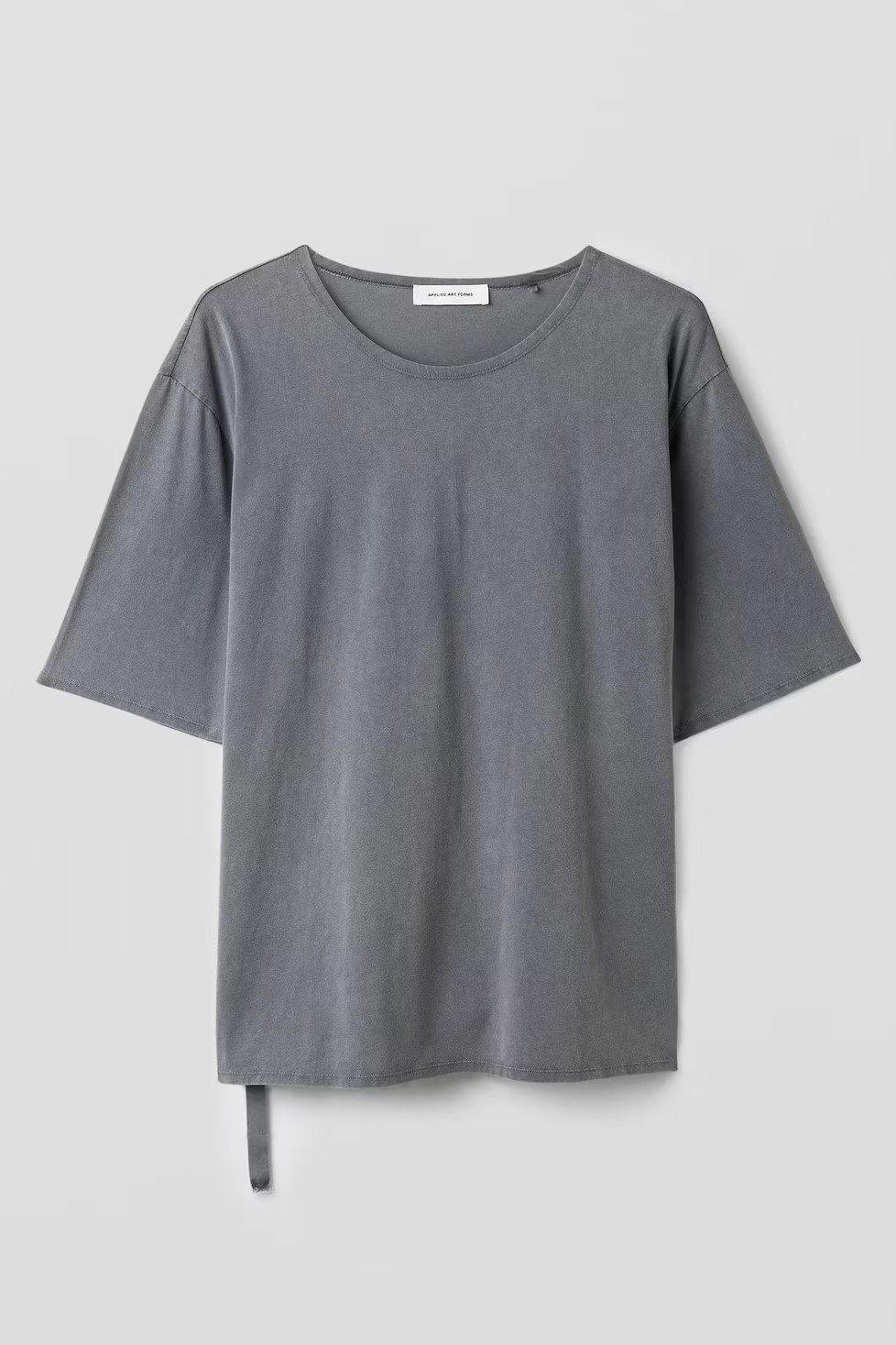 APPLIED ART FORMS Light Cotton T-Shirt in Mid Grey APPLIED ART FORMS Light Cotton T-Shirt in Mid Grey