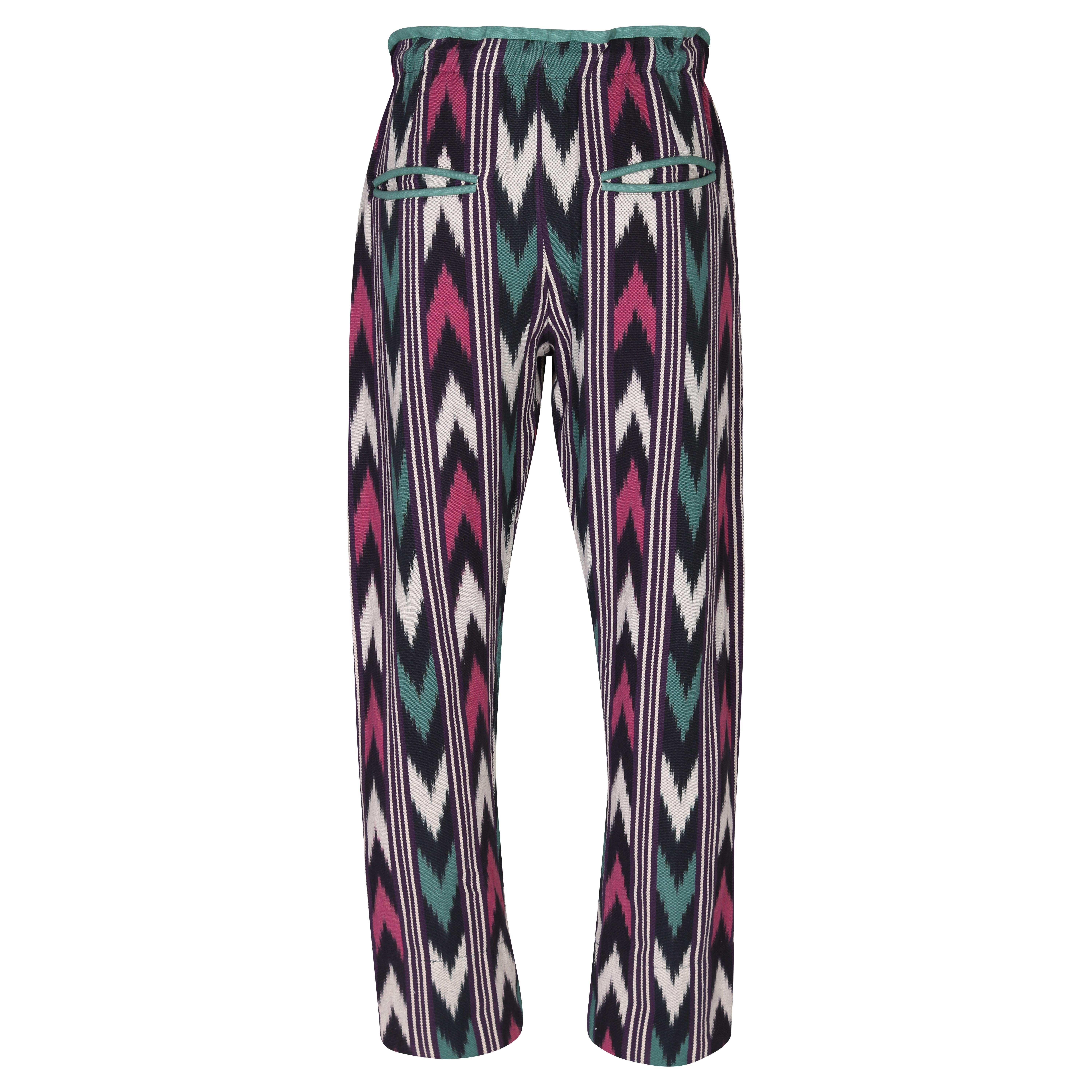 Isabel Marant Liago Pants in Faded Night Multicolour