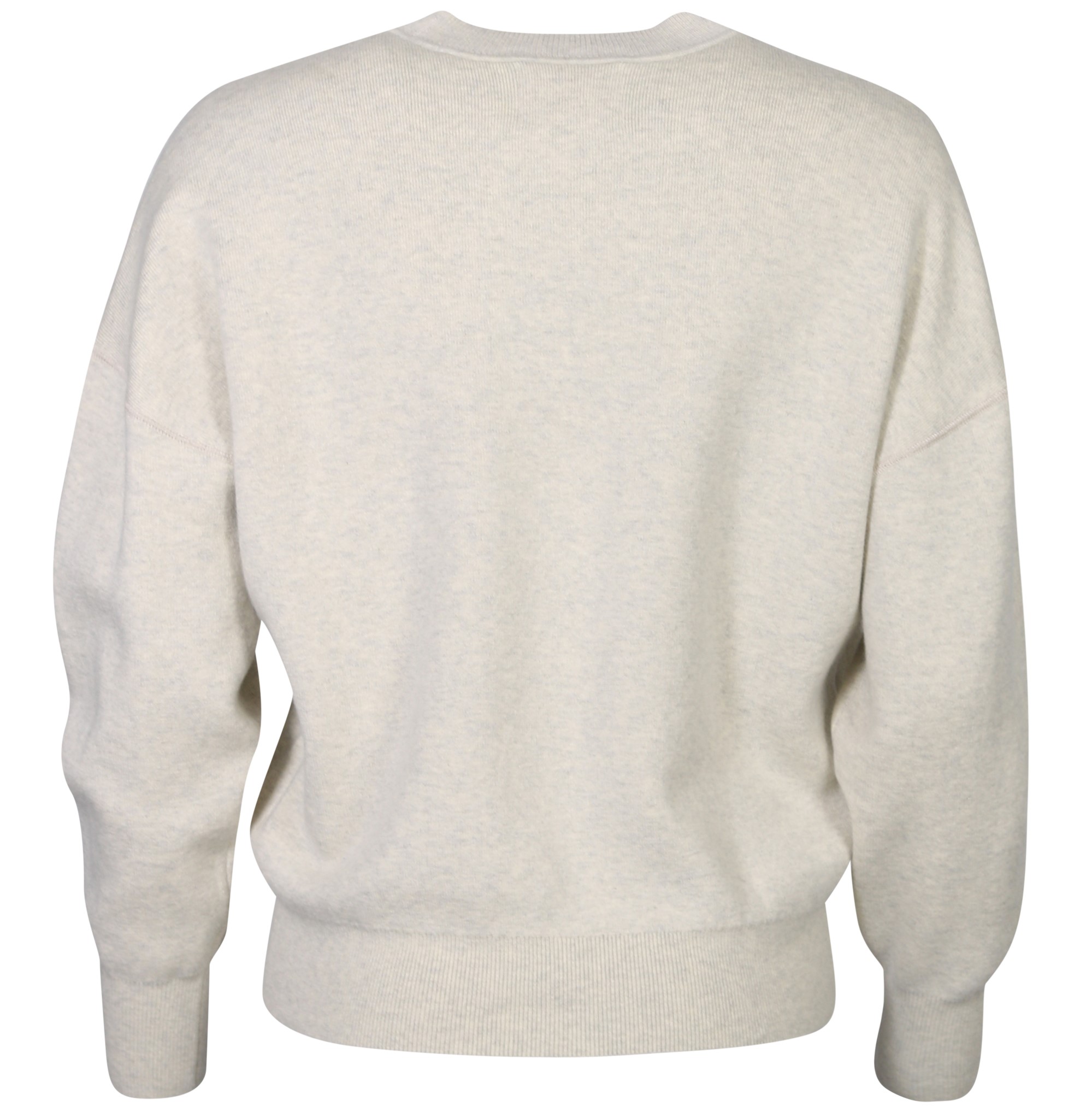 ISABEL MARANT ÉTOILE Atlee Knit Pullover in Light Grey FR36 / DE34