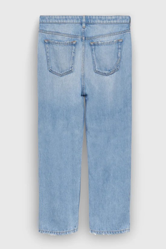 3X1 NYC Fluidy Girlfriend Jeans in Light Blue