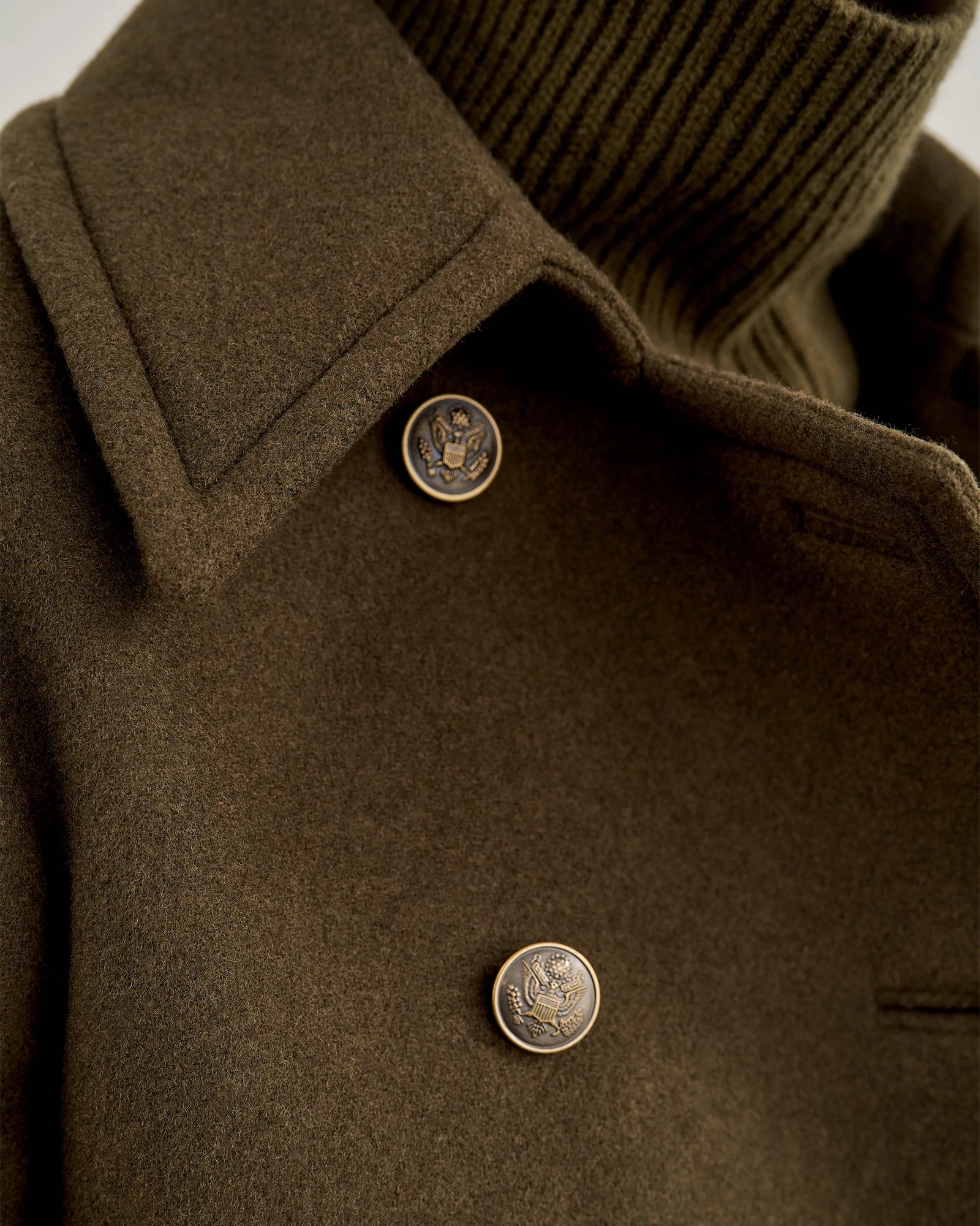 Nili Lotan Melina Coat in Army Green