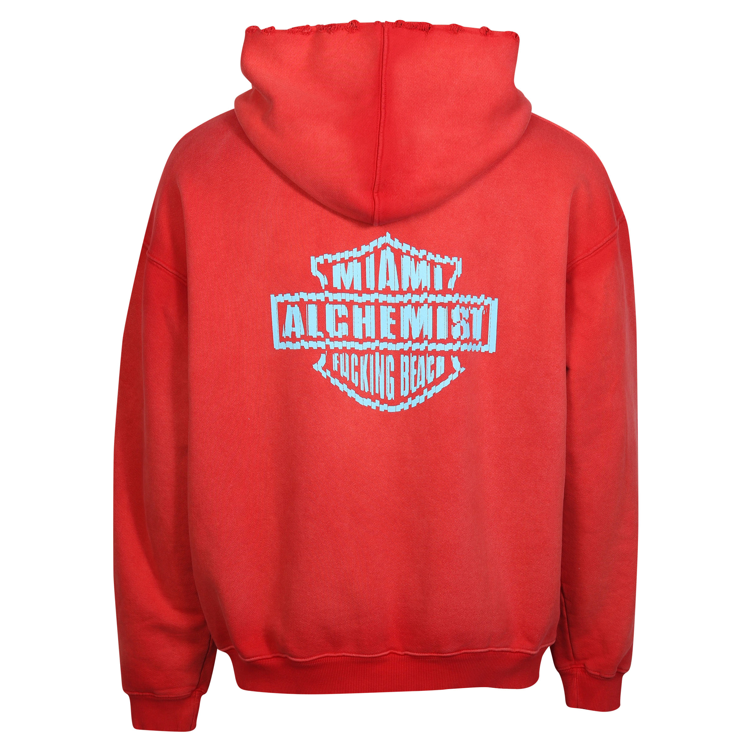 Unisex Alchemist Coaster Hoodie in Red Back Printed M