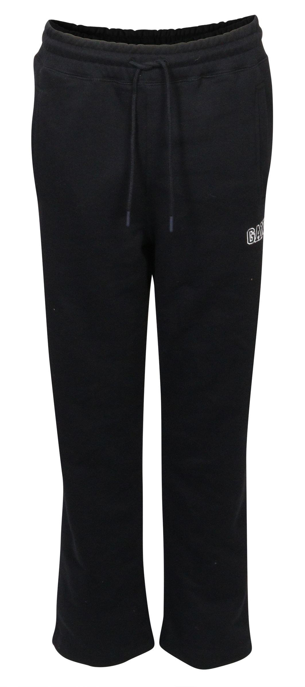 Ganni Straight Leg Sweat Pants Software Isoli Black