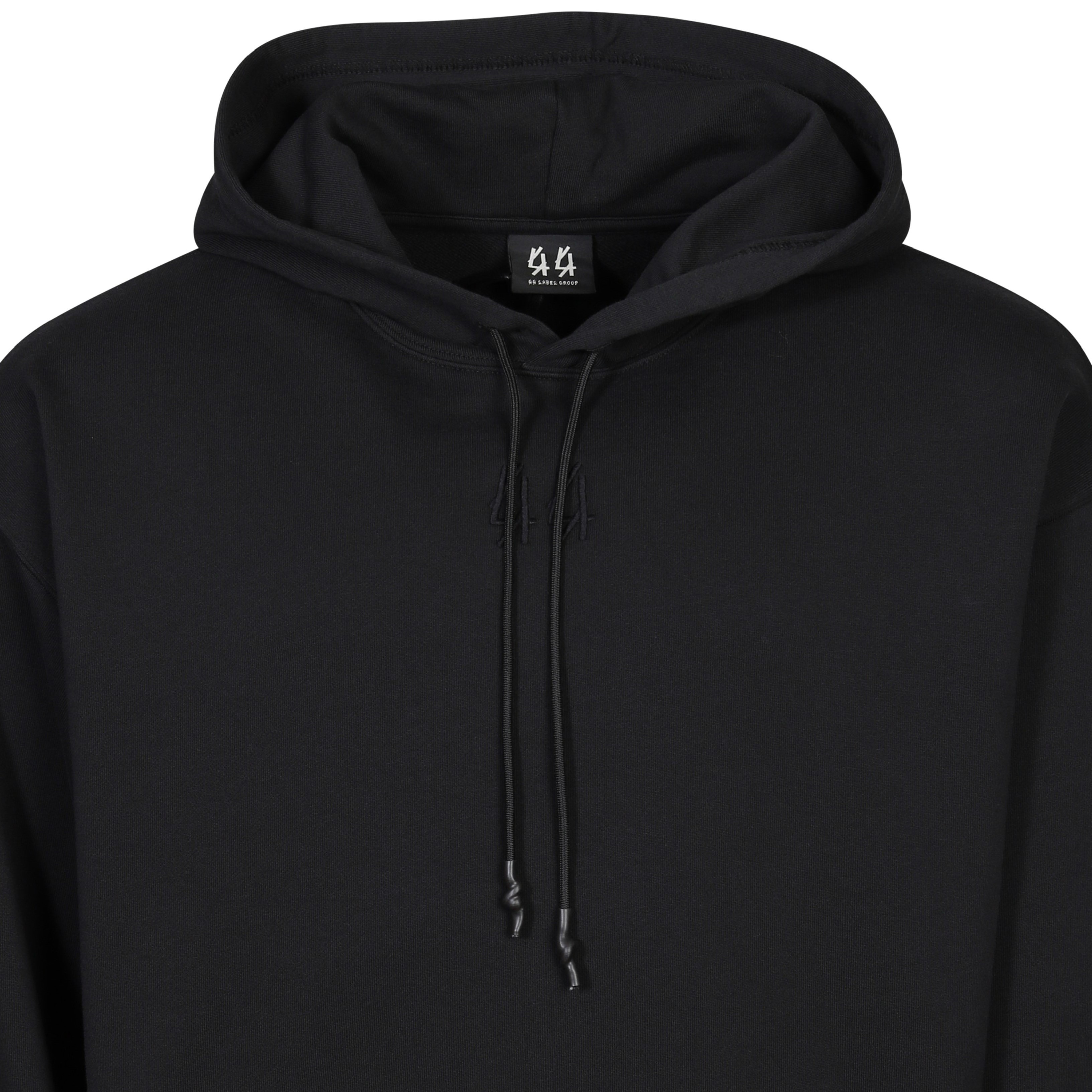 44 Label Group Classic Sweat Hoodie in Black/ Anthracite Backprint XL