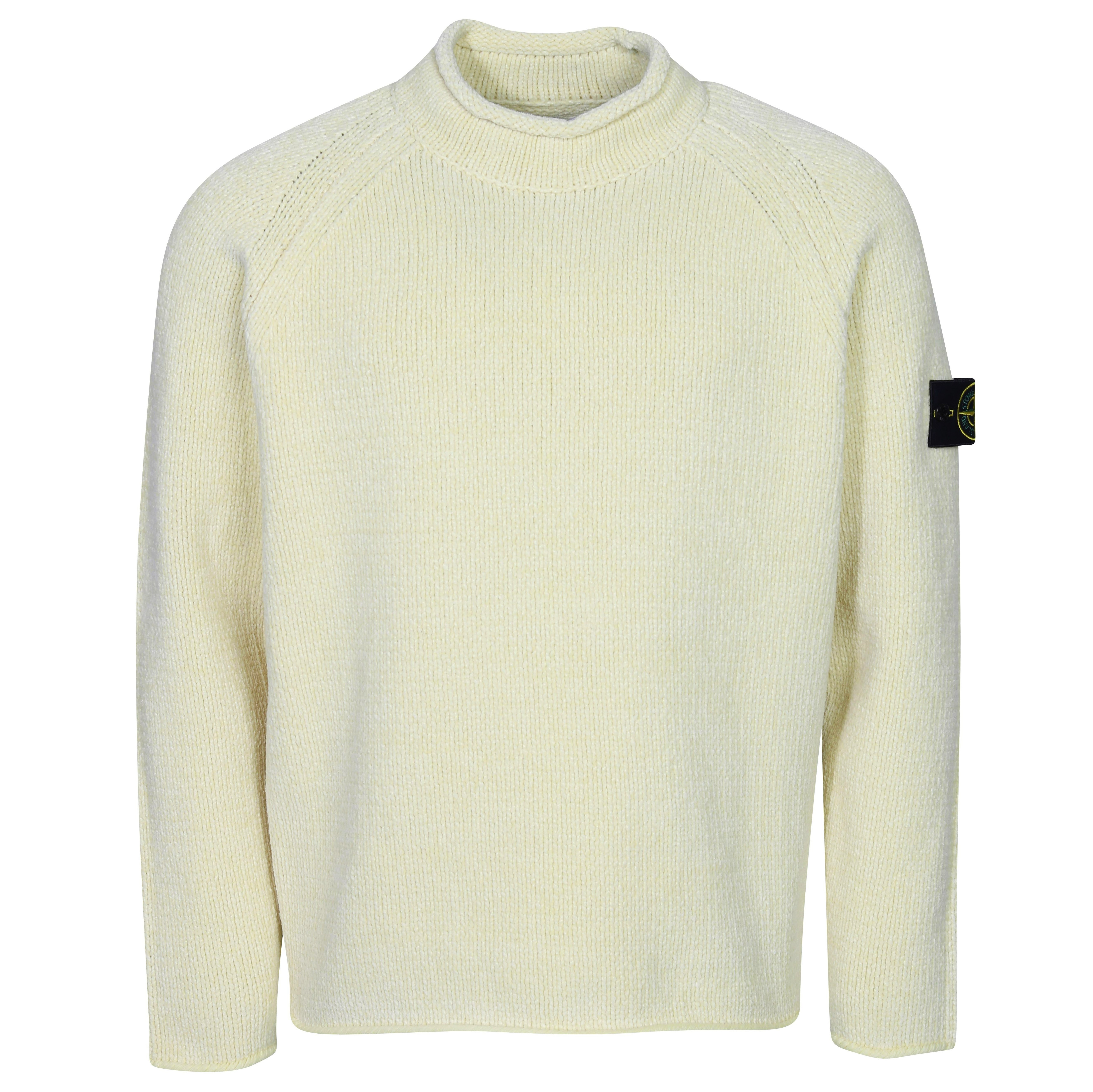 Stone Island Knit Pullover in Light Yellow