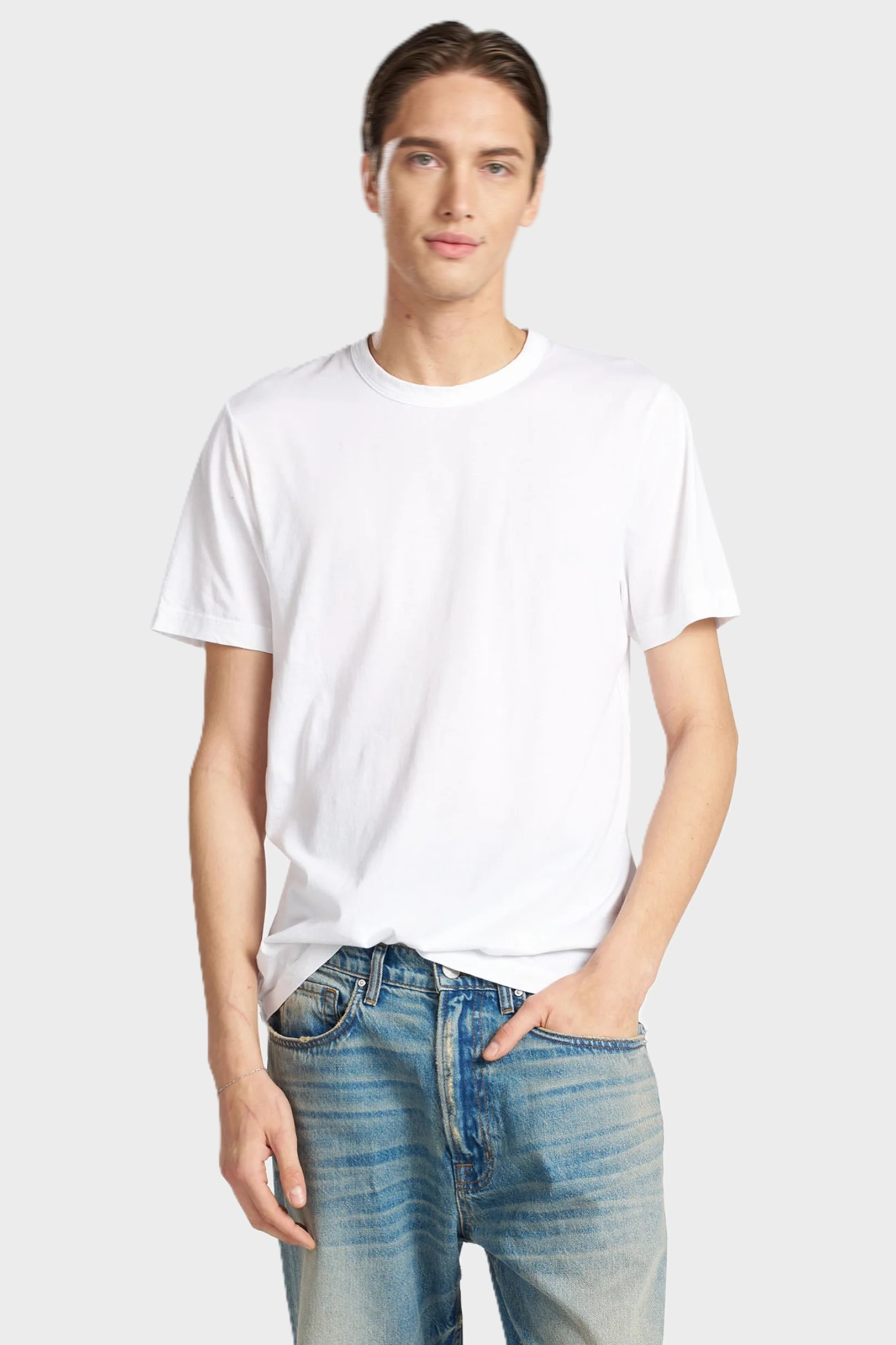 COTTON CITIZEN Classic Crewneck T-Shirt in White