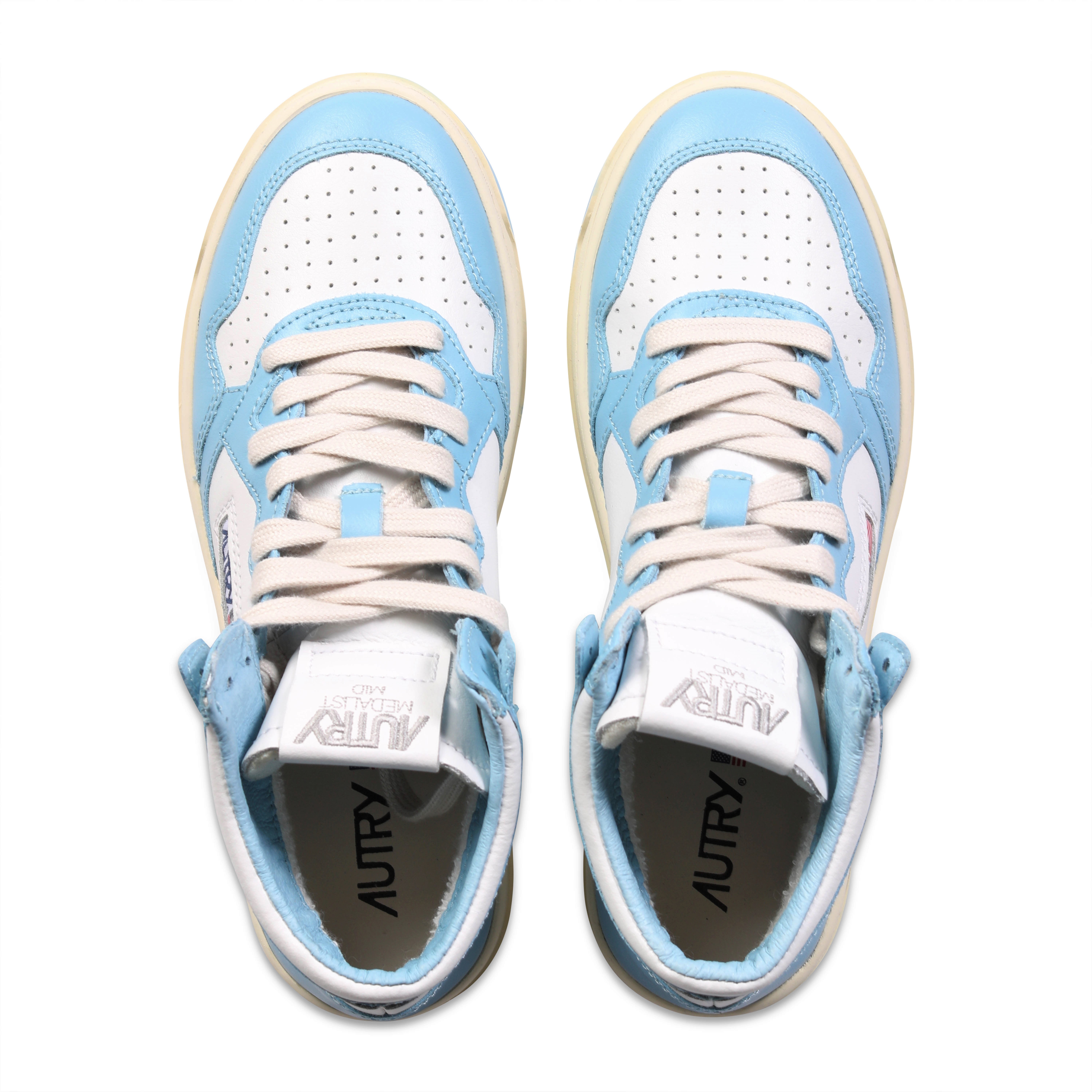 Autry Action Shoes Mid Sneaker White/Sea 36