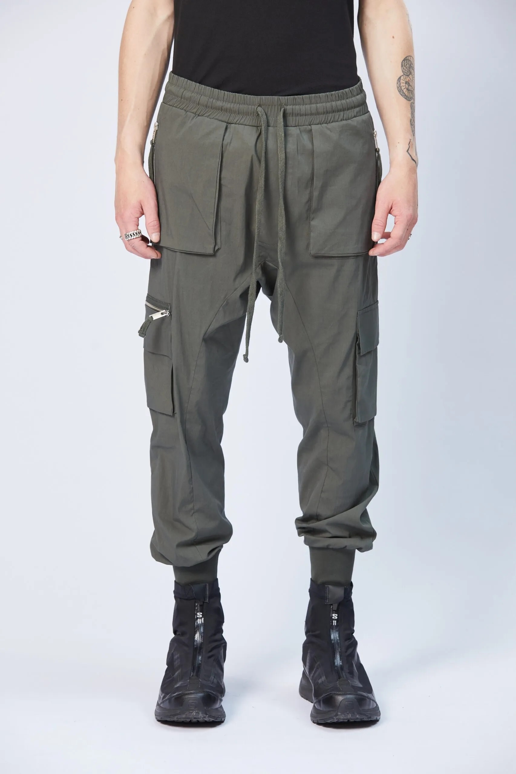 THOM KROM Cargo Pant in Ivy Green S