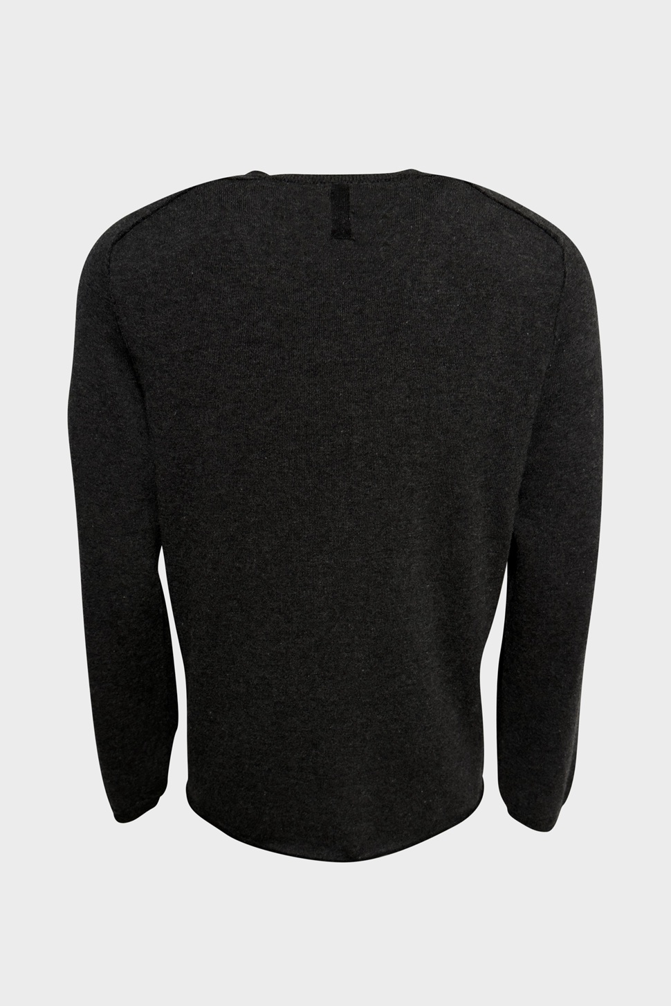 TRANSIT UOMO Cashmere/Silk Sweater in Dark Grey