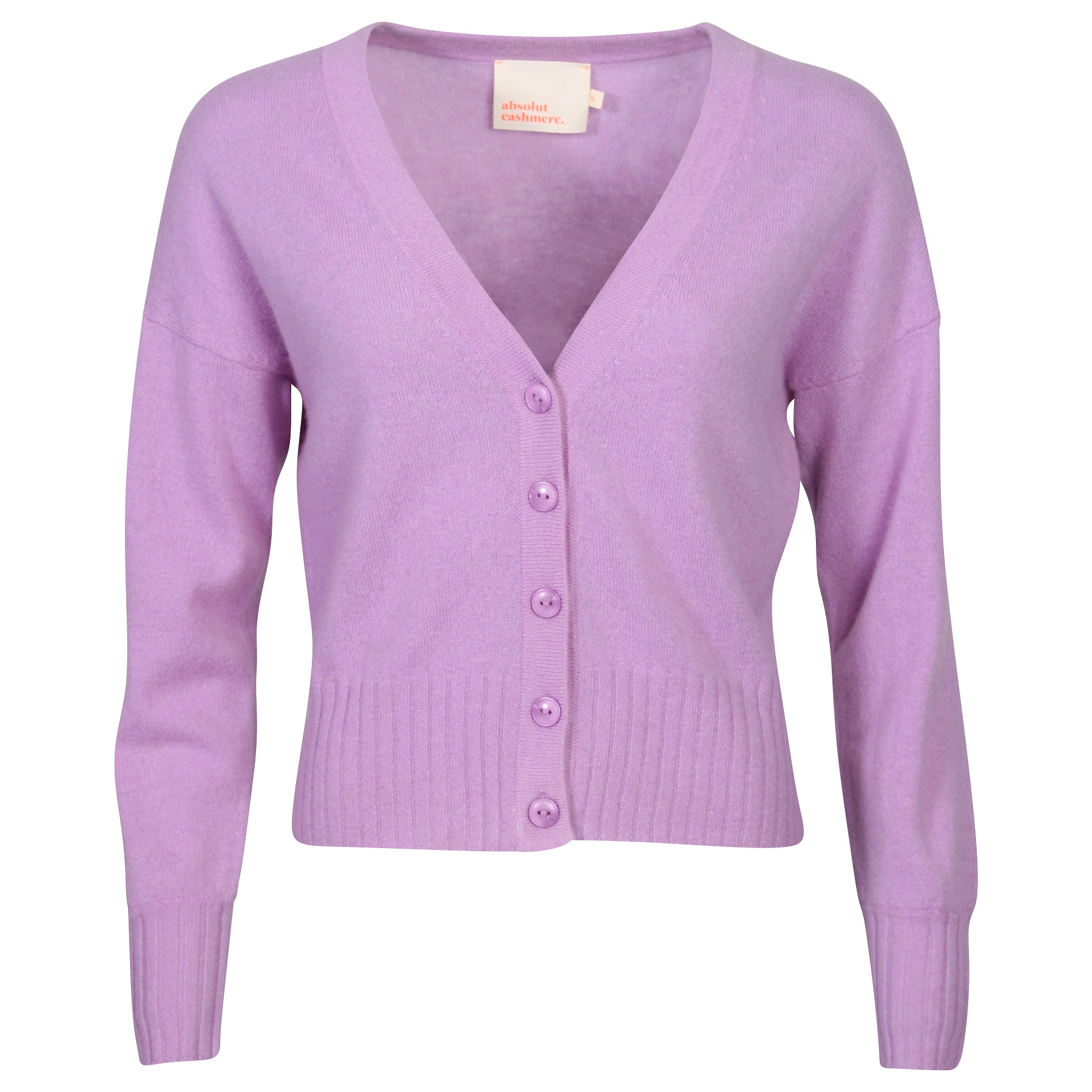 Absolut Cashmere Cardigan in Lilac M