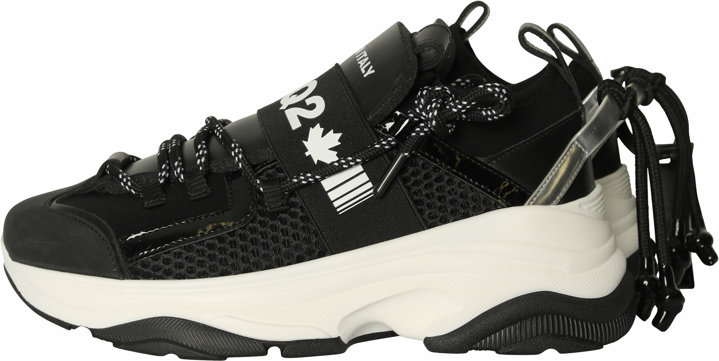 Dsquared Sneaker Neopren/Nabuk/Calf Black
