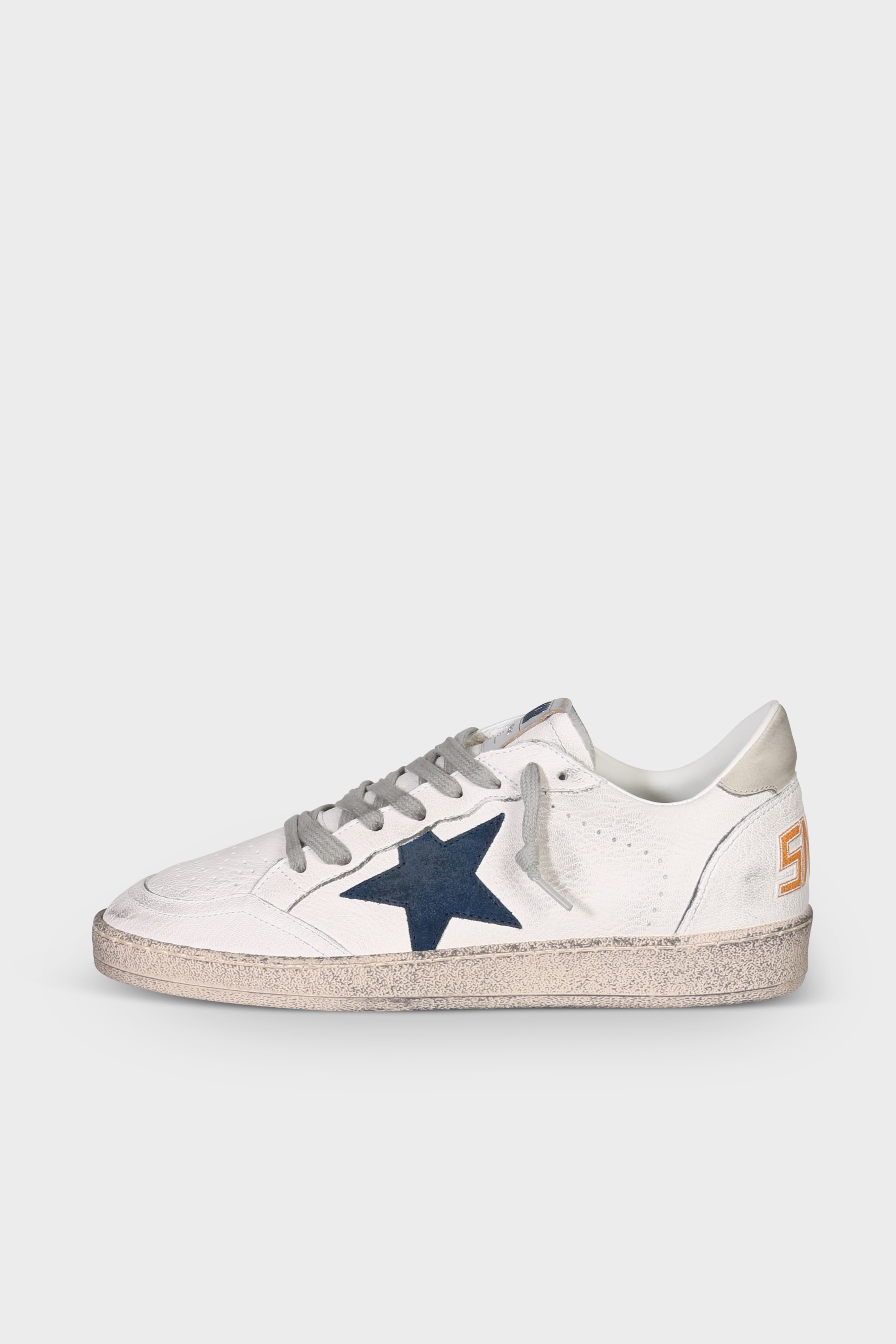 GOLDEN GOOSE Ballstar in White/Blue/Ice