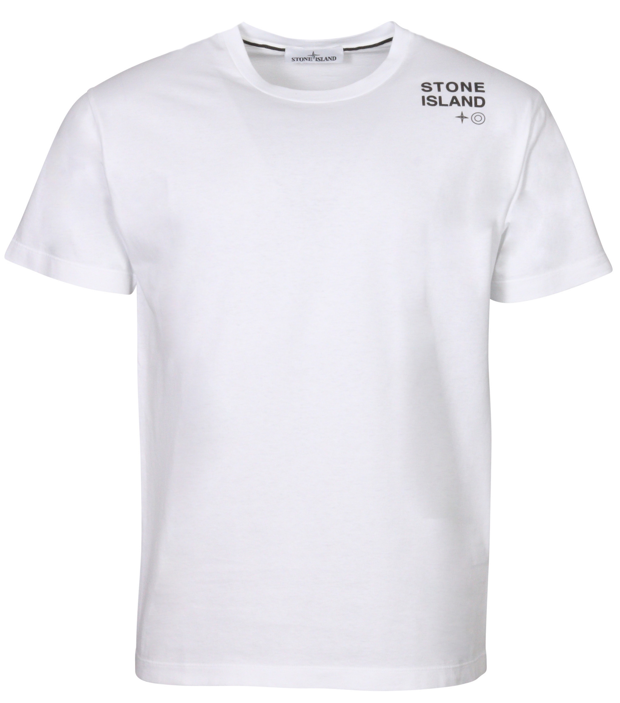 Stone Island T-Shirt White Rubberized Print