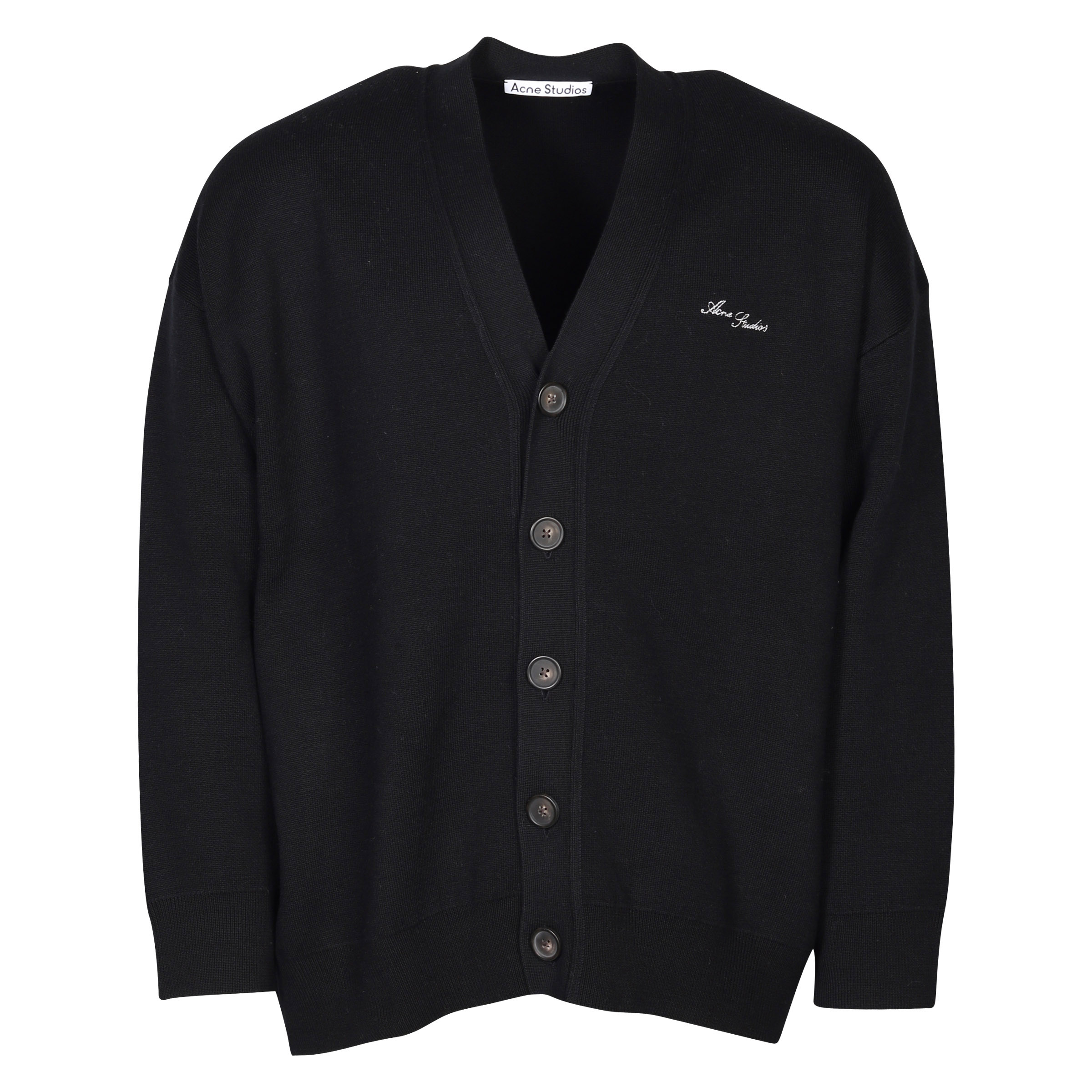 Acne Studios Heavy Knit Cardigan Kardi Black