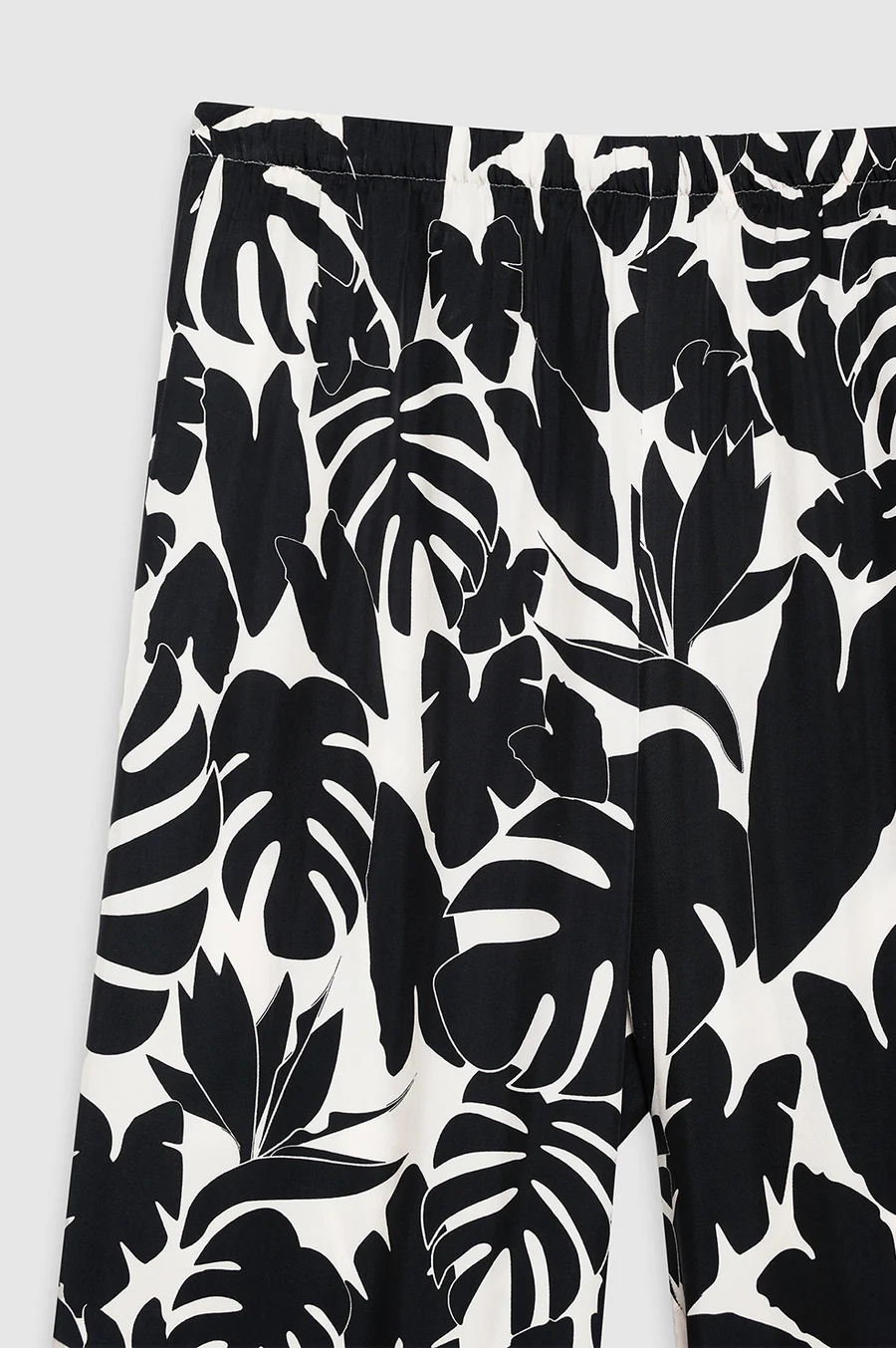 ANINE BING Elain Pant in Black Bird of Paradise