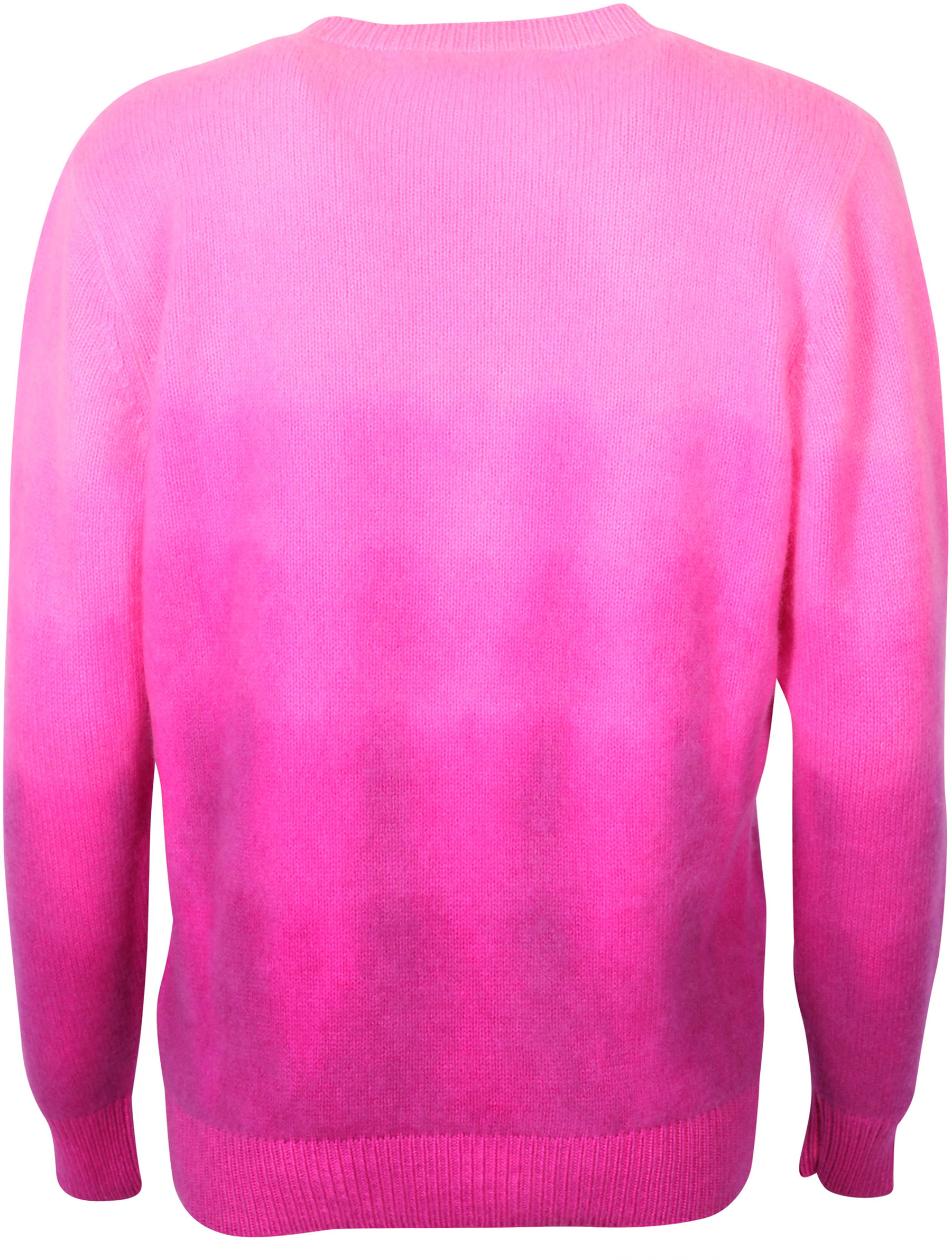 The Elder Statesman Cashmere Fluo Pink L