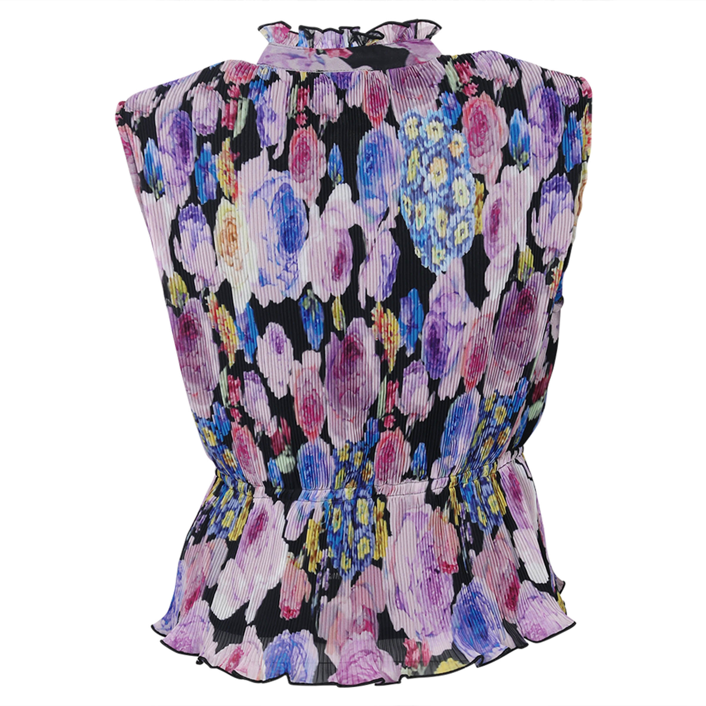 Ganni Recycled Polyester Top Multicolour