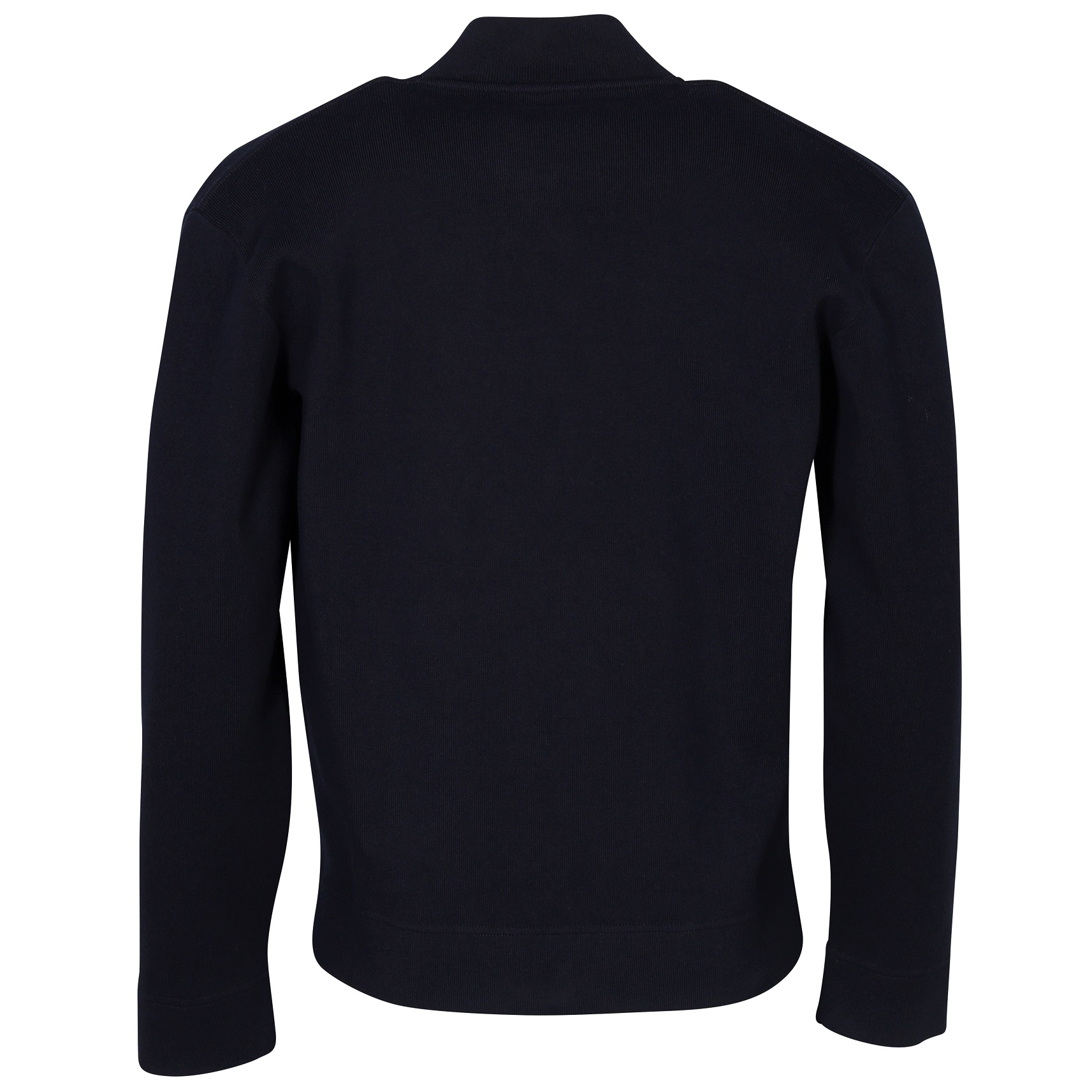 ROBERTO COLLINA Knit Bomber in Navy 48