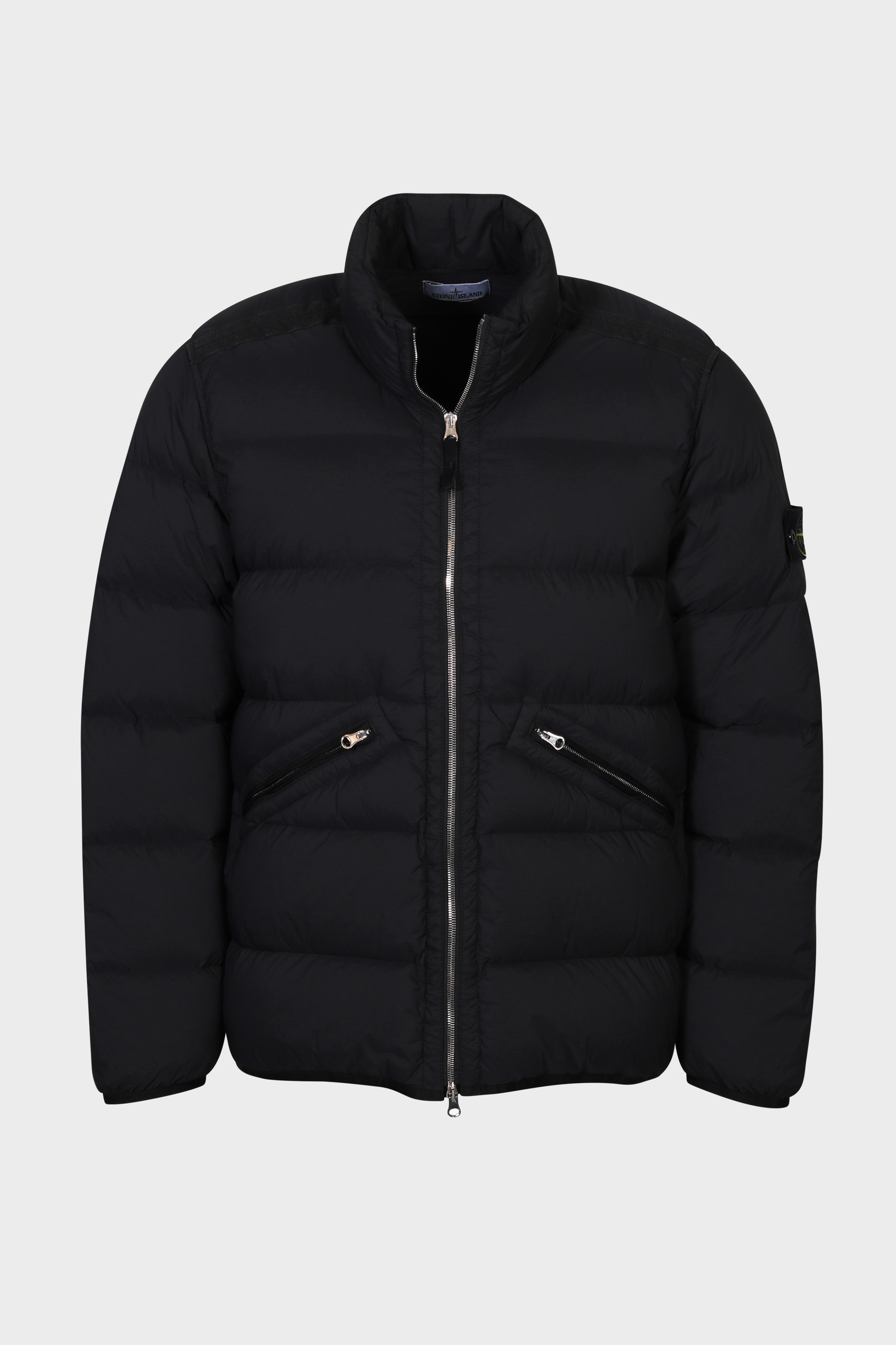 STONE ISLAND Seamless Tunnel Nylon Down Jacket in Black 3XL