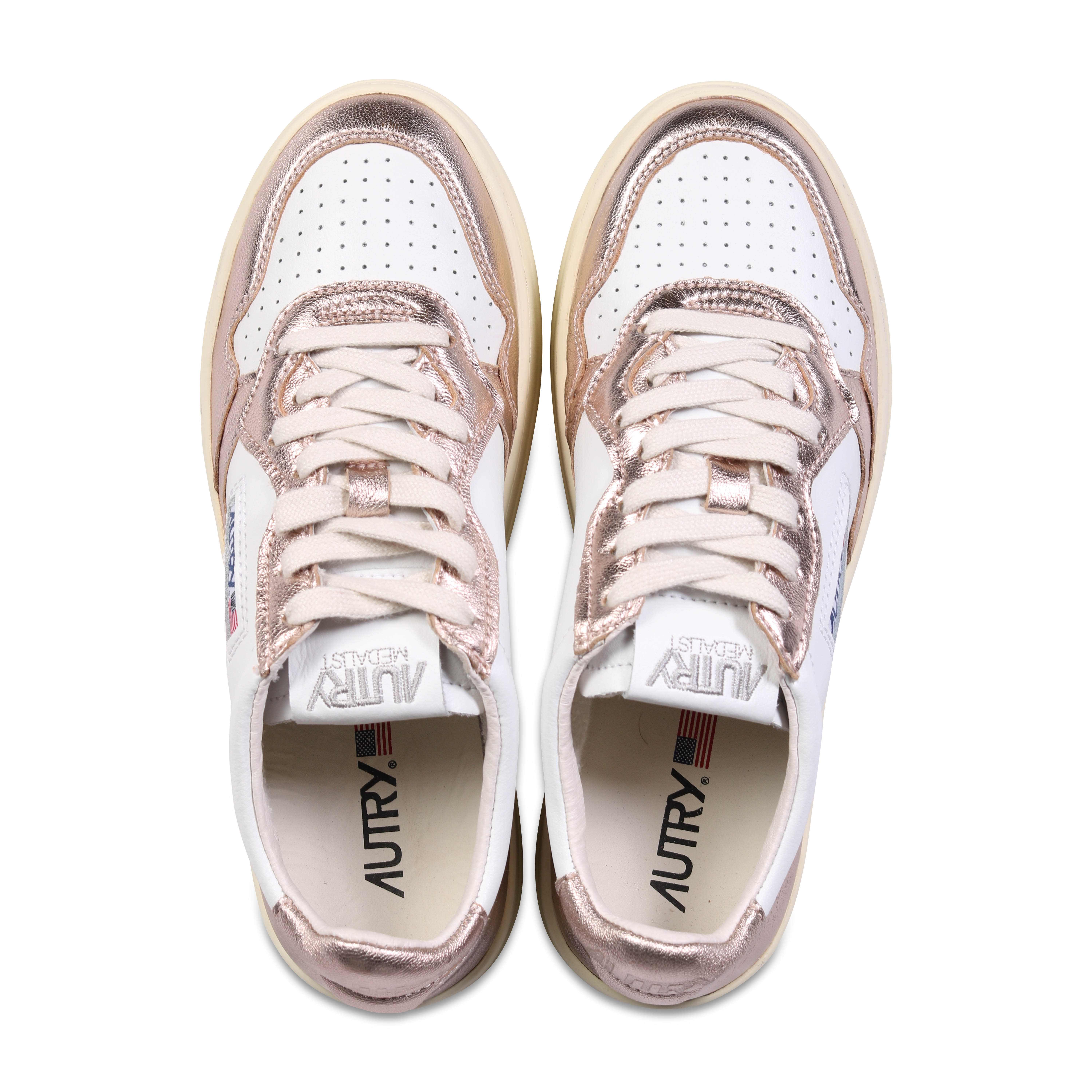 Autry Action Shoes Low Sneaker White/Copper