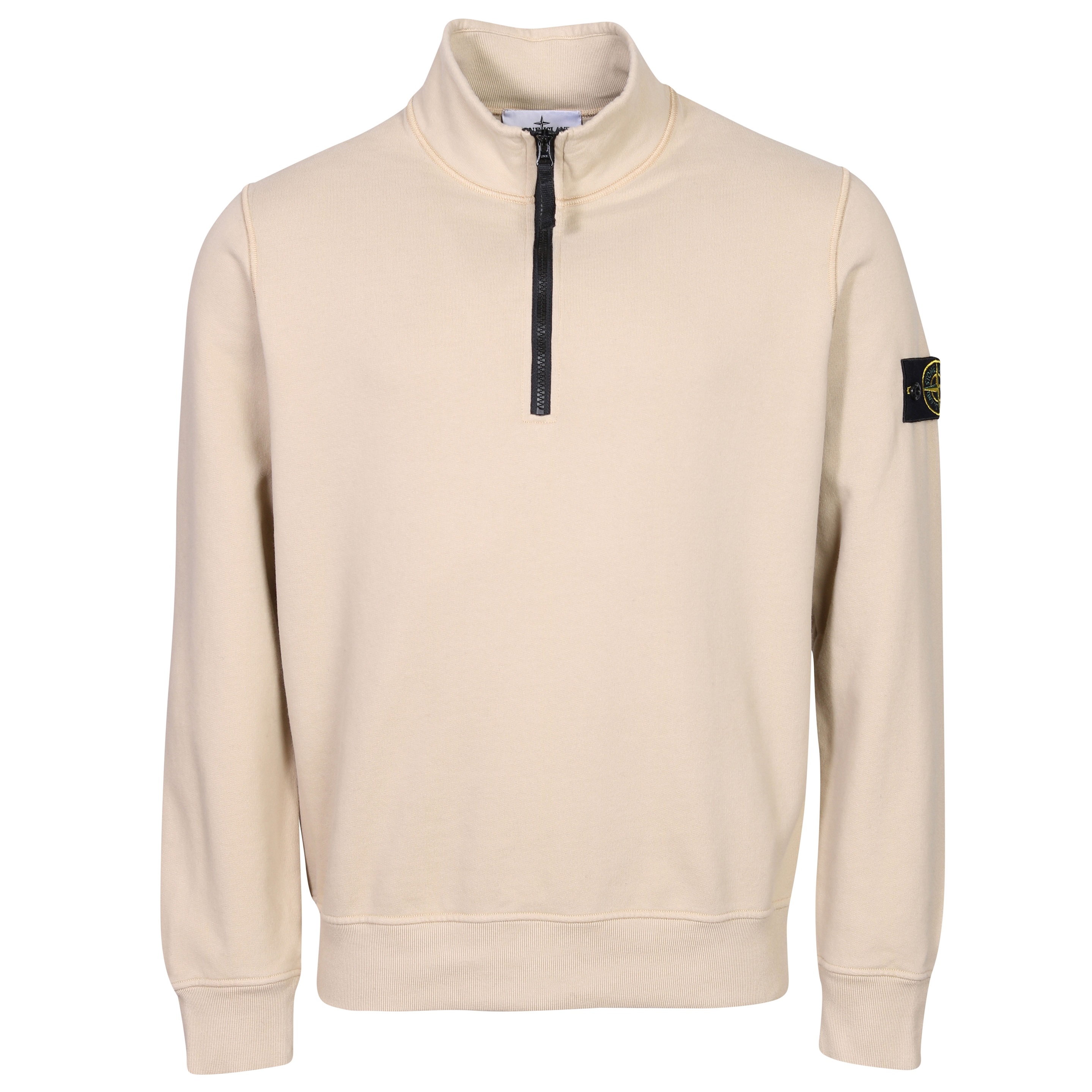 Stone Island Half Zip Sweatshirt in Beige 2XL