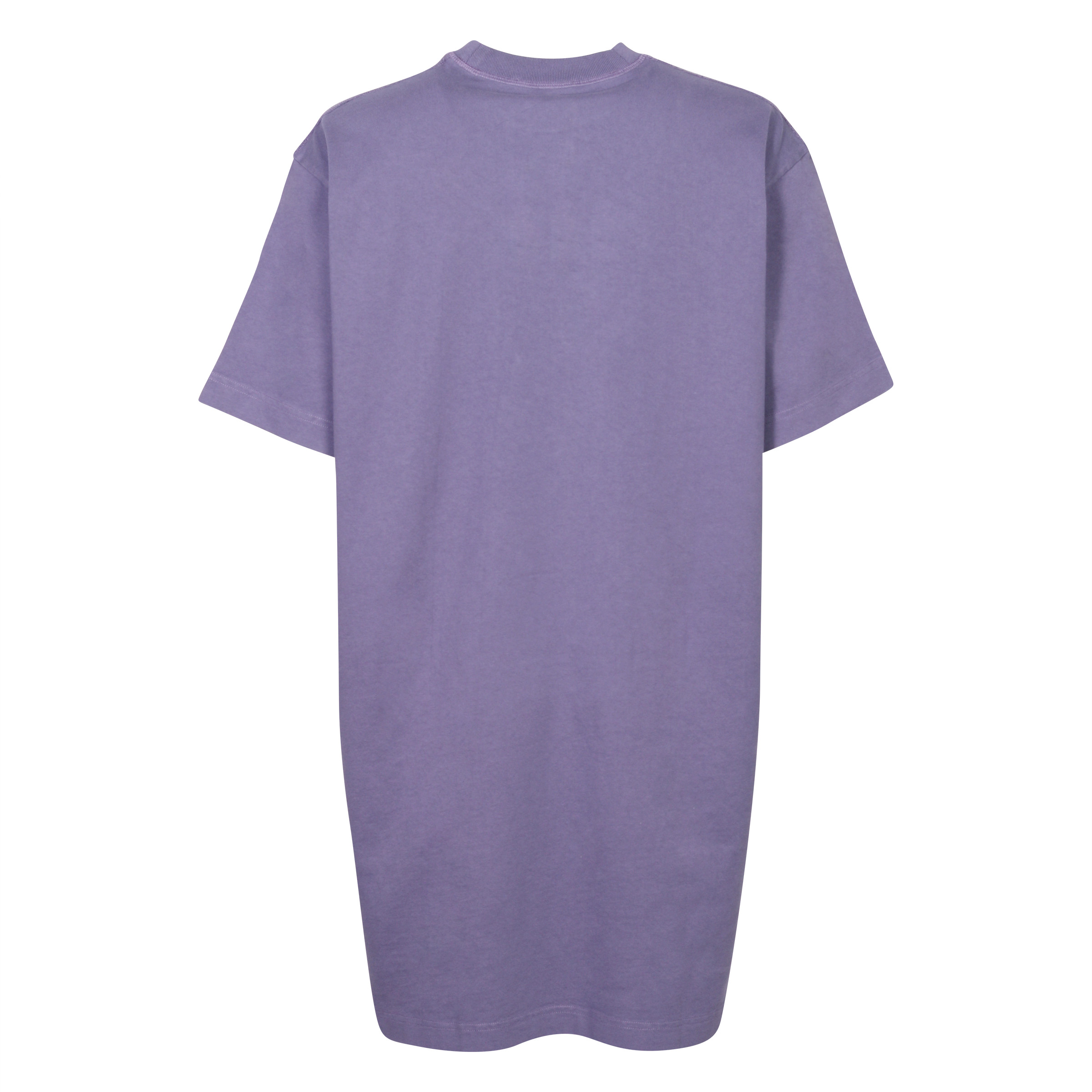 Acne Studios Cotton T-Shirt Dress Purple