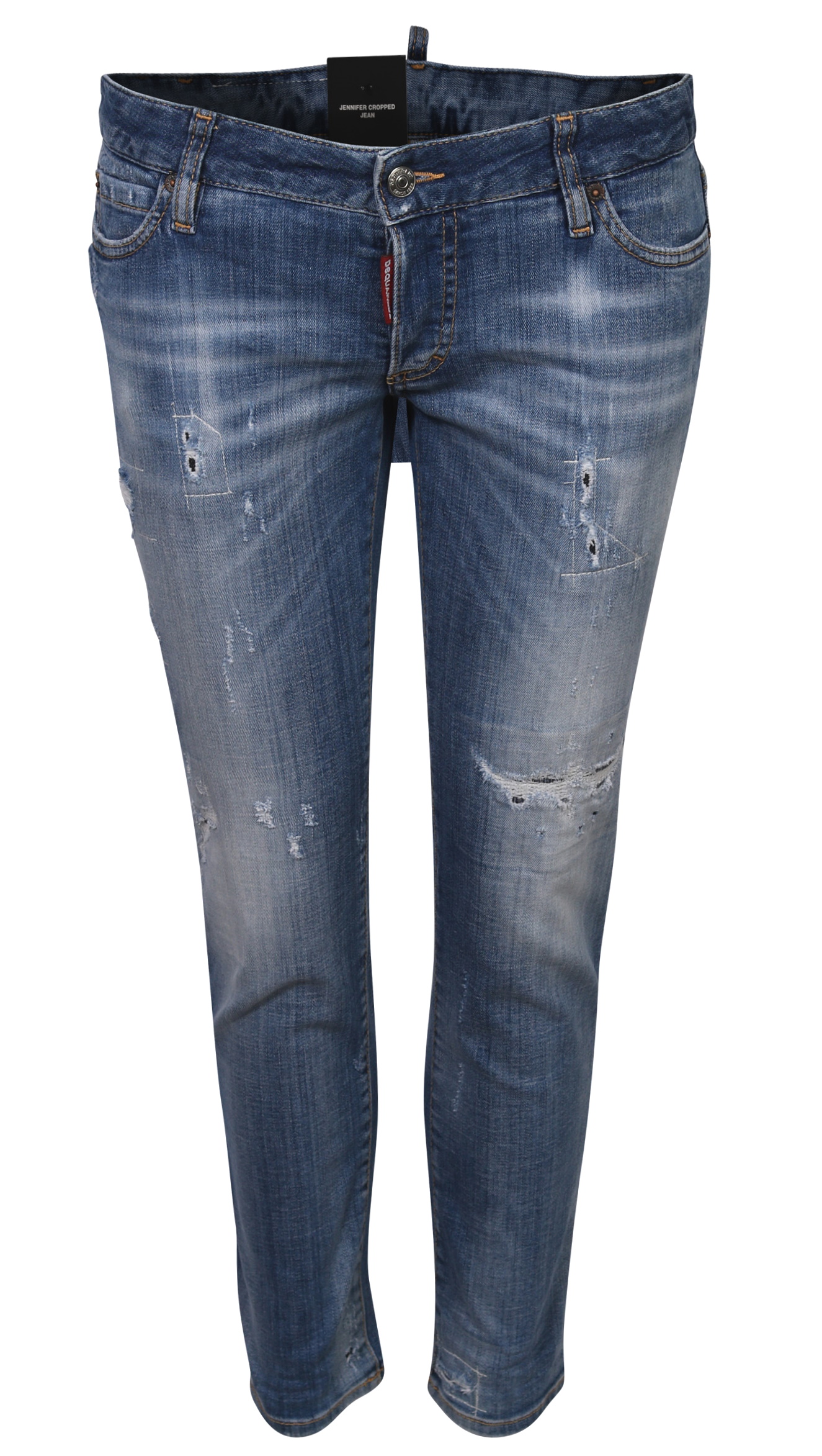 Dsquared Jeans Jennifer Cropped Jean Lightblue Washed