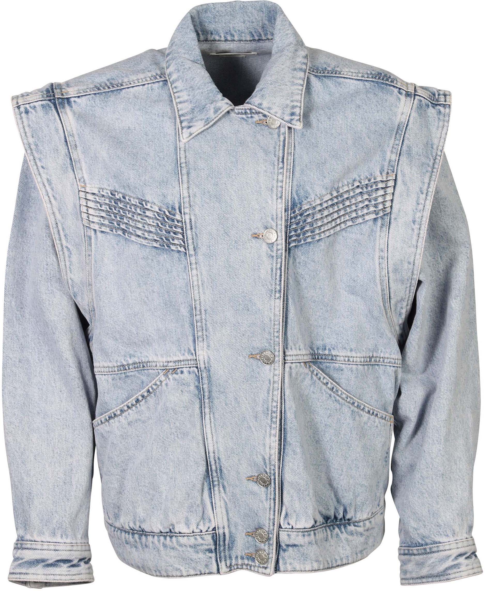 Isabel Marant Etoile Denim Jacket Harmon Lilac