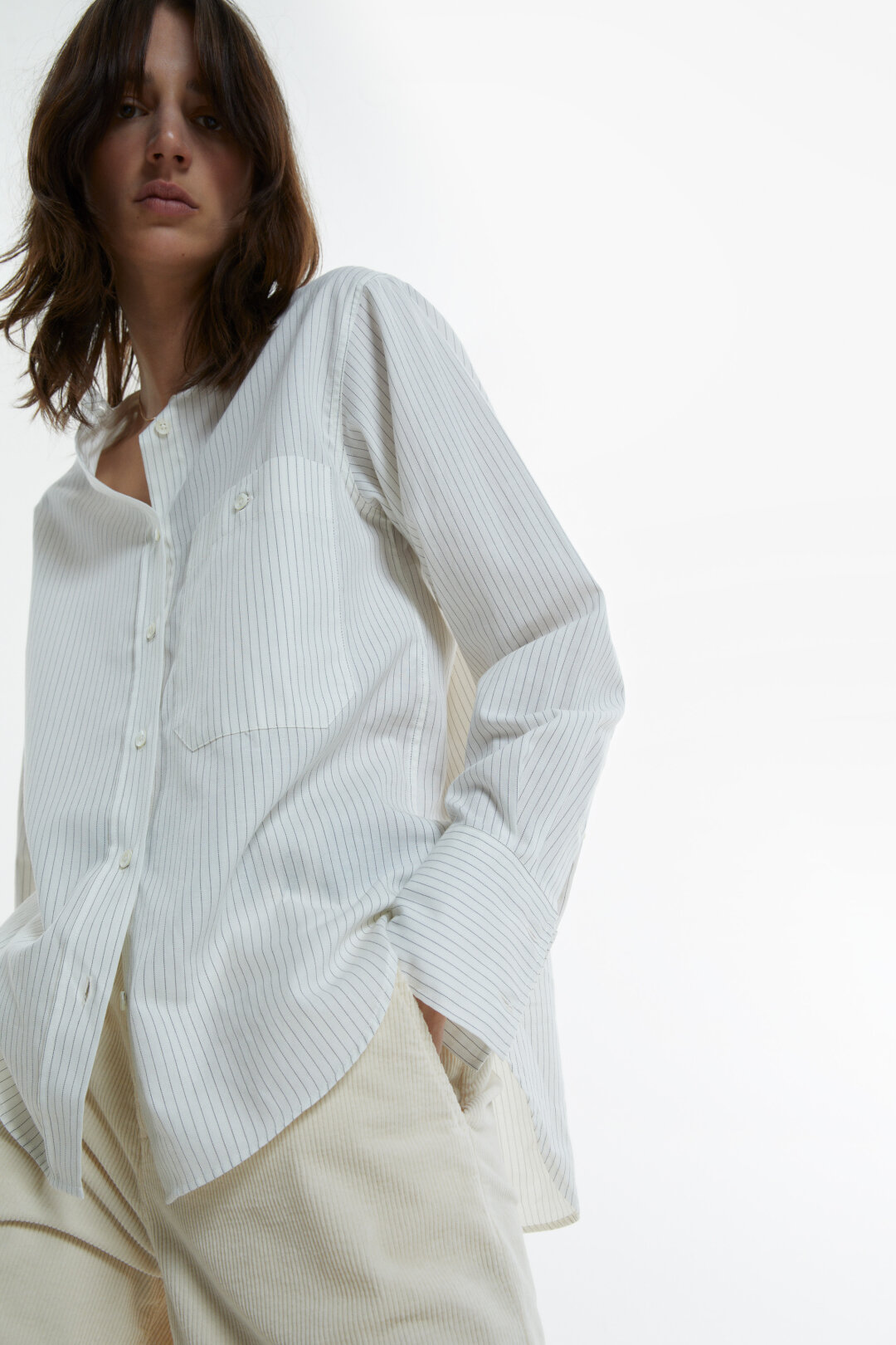 Closed Rowan Blouse Pinstripe